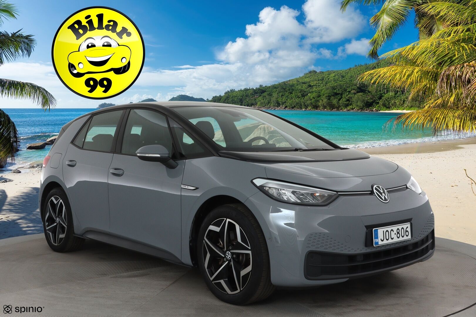 VOLKSWAGEN ID.3 2023 PRO S 150 **Adapt.vakkari / Lämpöpumppu / Navi / Digimittaristo / Puolinahat / P.kamera** - 3,99 % KORKOTARJOUS TÄHÄN AUTOON - Akku kuntotarkastettu 