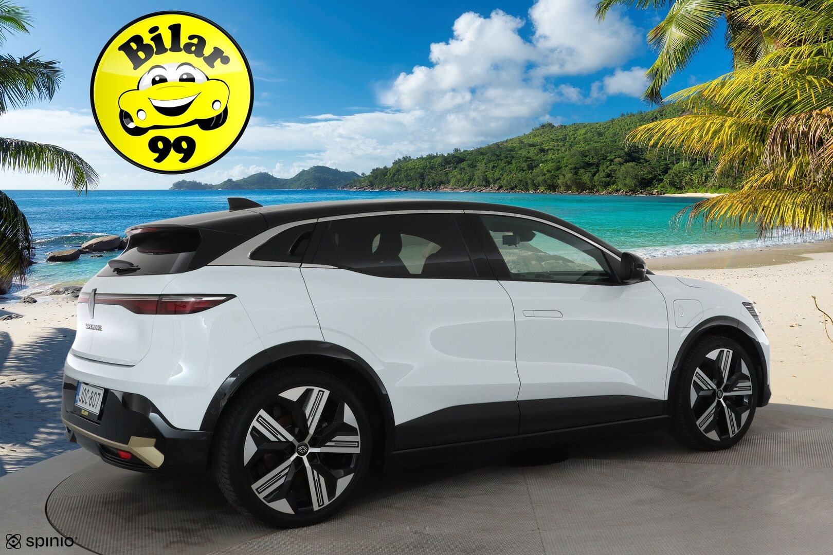 RENAULT MEGANE 2023 E-Tech electric 60kWh 220hv Iconic **Lämpöpumppu / H&K / Hierovat penkit / 360 Kamera / Adapt. vakkari / Apple&Android** - 3,99 % KORKOTARJOUS TÄHÄN AUTOON - 