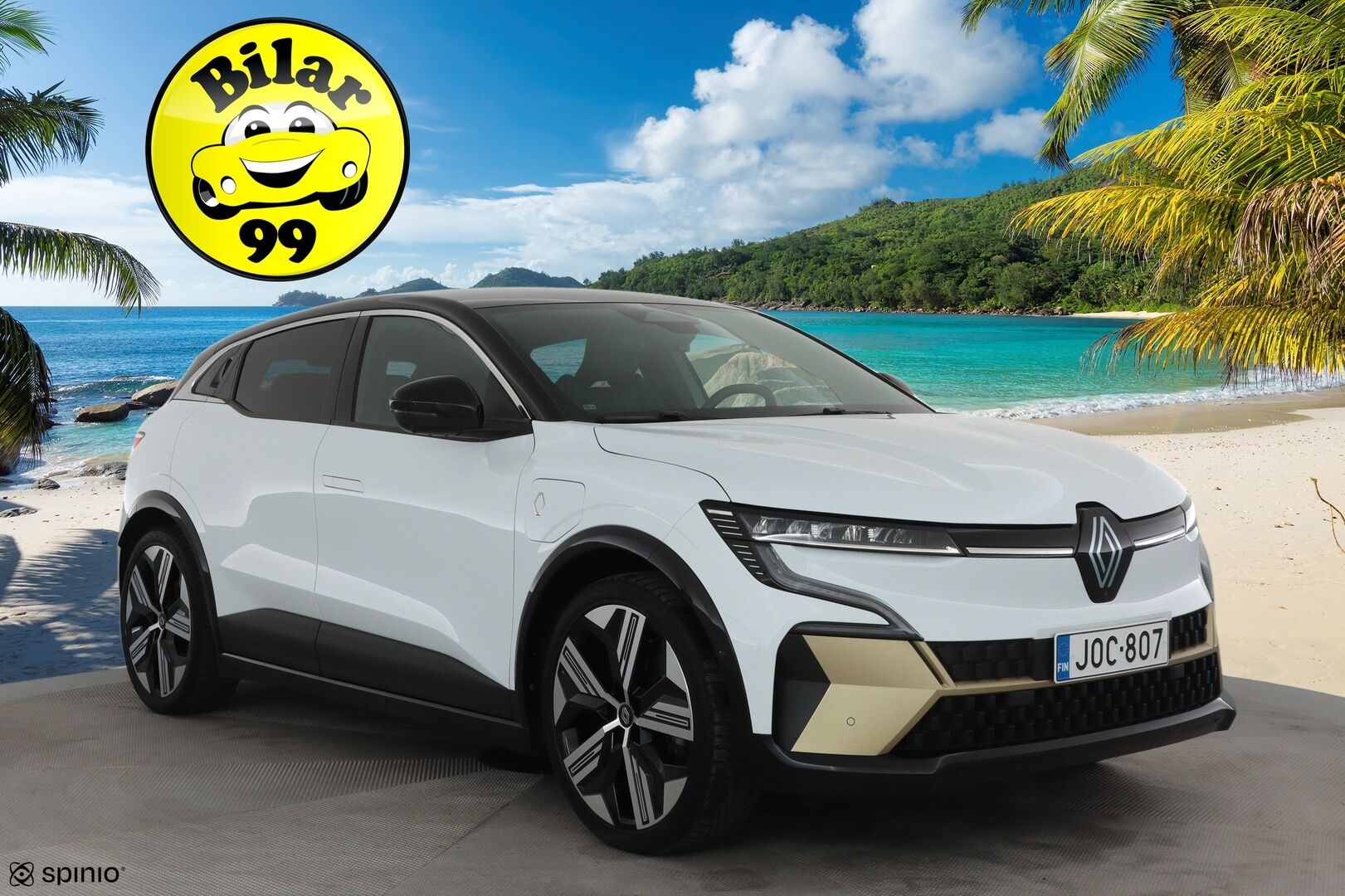 RENAULT MEGANE 2023 E-Tech electric 60kWh 220hv Iconic **Lämpöpumppu / H&K / Hierovat penkit / 360 Kamera / Adapt. vakkari / Apple&Android** - 3,99 % KORKOTARJOUS TÄHÄN AUTOON - 