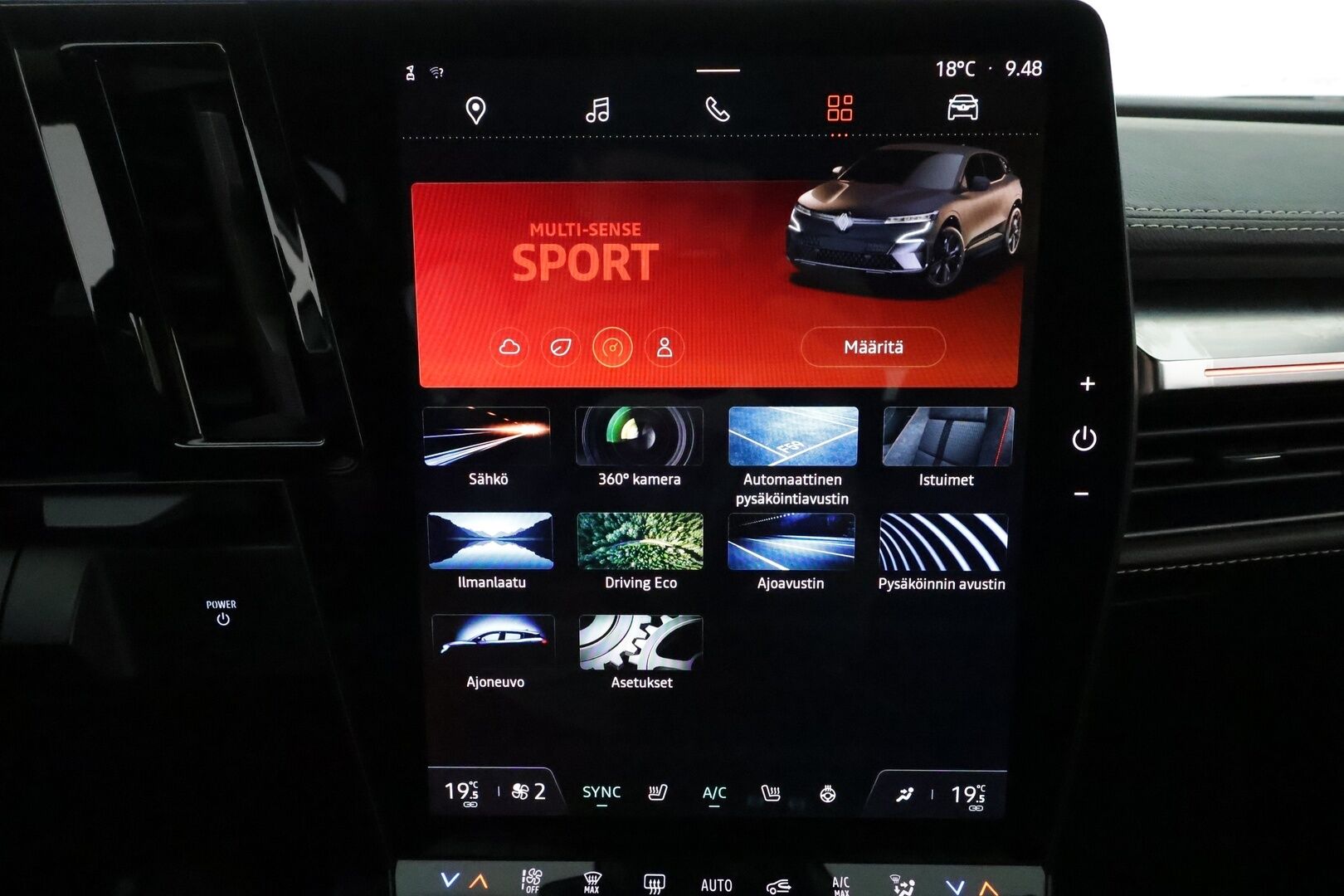 RENAULT MEGANE 2023 E-Tech electric 60kWh 220hv Iconic **Lämpöpumppu / H&K / Hierovat penkit / 360 Kamera / Adapt. vakkari / Apple&Android** - 3,99 % KORKOTARJOUS TÄHÄN AUTOON - 