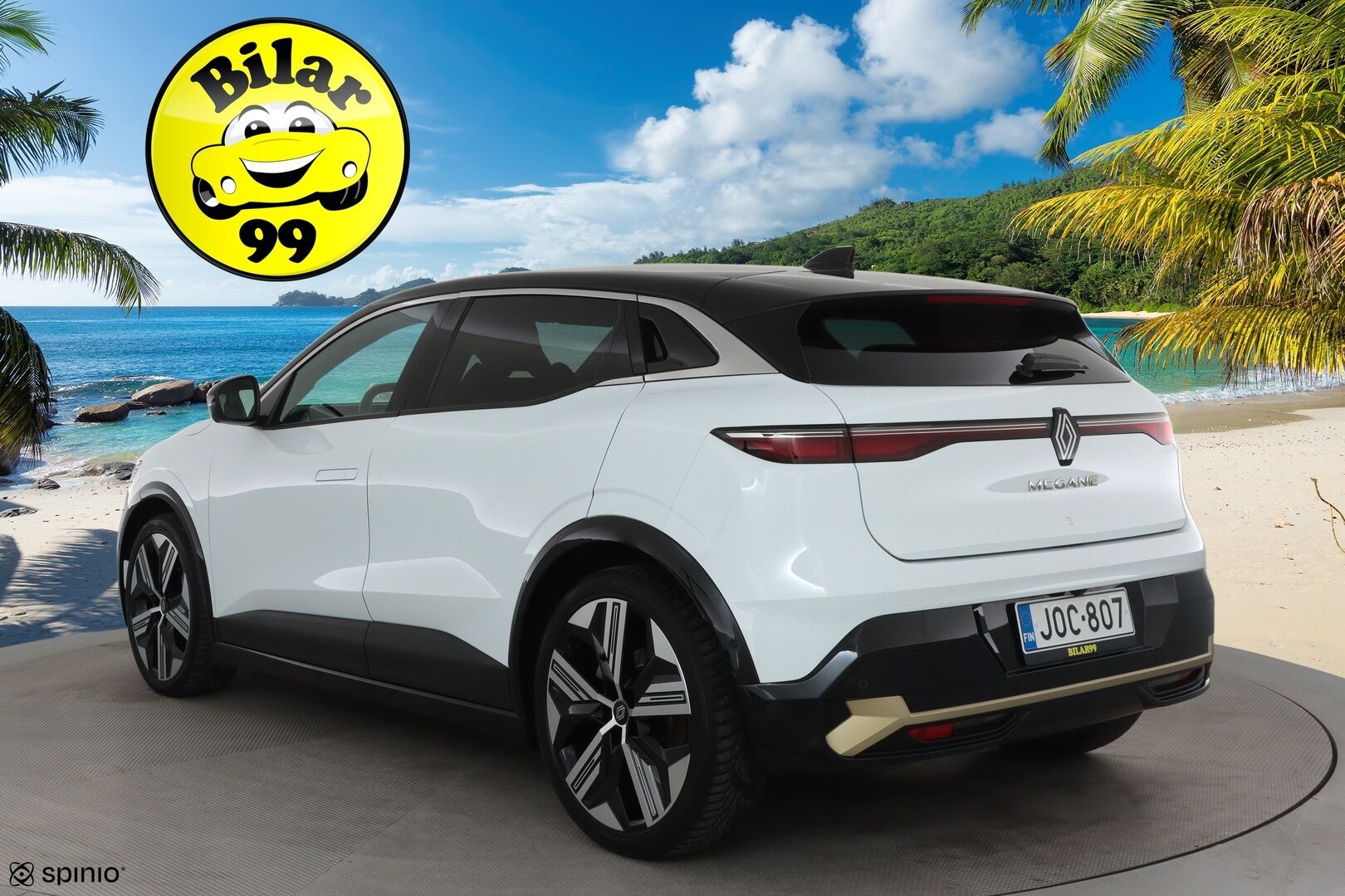RENAULT MEGANE 2023 E-Tech electric 60kWh 220hv Iconic **Lämpöpumppu / H&K / Hierovat penkit / 360 Kamera / Adapt. vakkari / Apple&Android** - 3,99 % KORKOTARJOUS TÄHÄN AUTOON - 