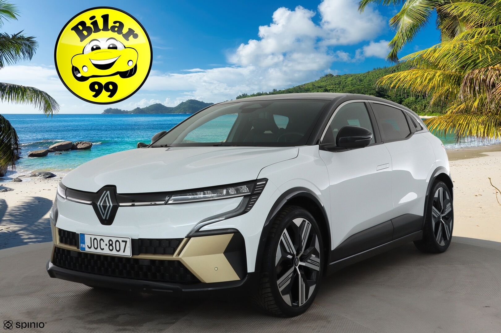 RENAULT MEGANE 2023 E-Tech electric 60kWh 220hv Iconic **Lämpöpumppu / H&K / Hierovat penkit / 360 Kamera / Adapt. vakkari / Apple&Android** - 3,99 % KORKOTARJOUS TÄHÄN AUTOON - 
