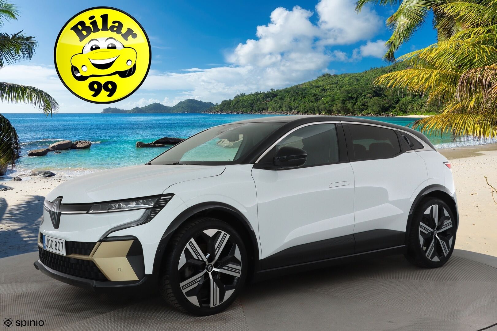 RENAULT MEGANE 2023 E-Tech electric 60kWh 220hv Iconic **Lämpöpumppu / H&K / Hierovat penkit / 360 Kamera / Adapt. vakkari / Apple&Android** - 3,99 % KORKOTARJOUS TÄHÄN AUTOON - 