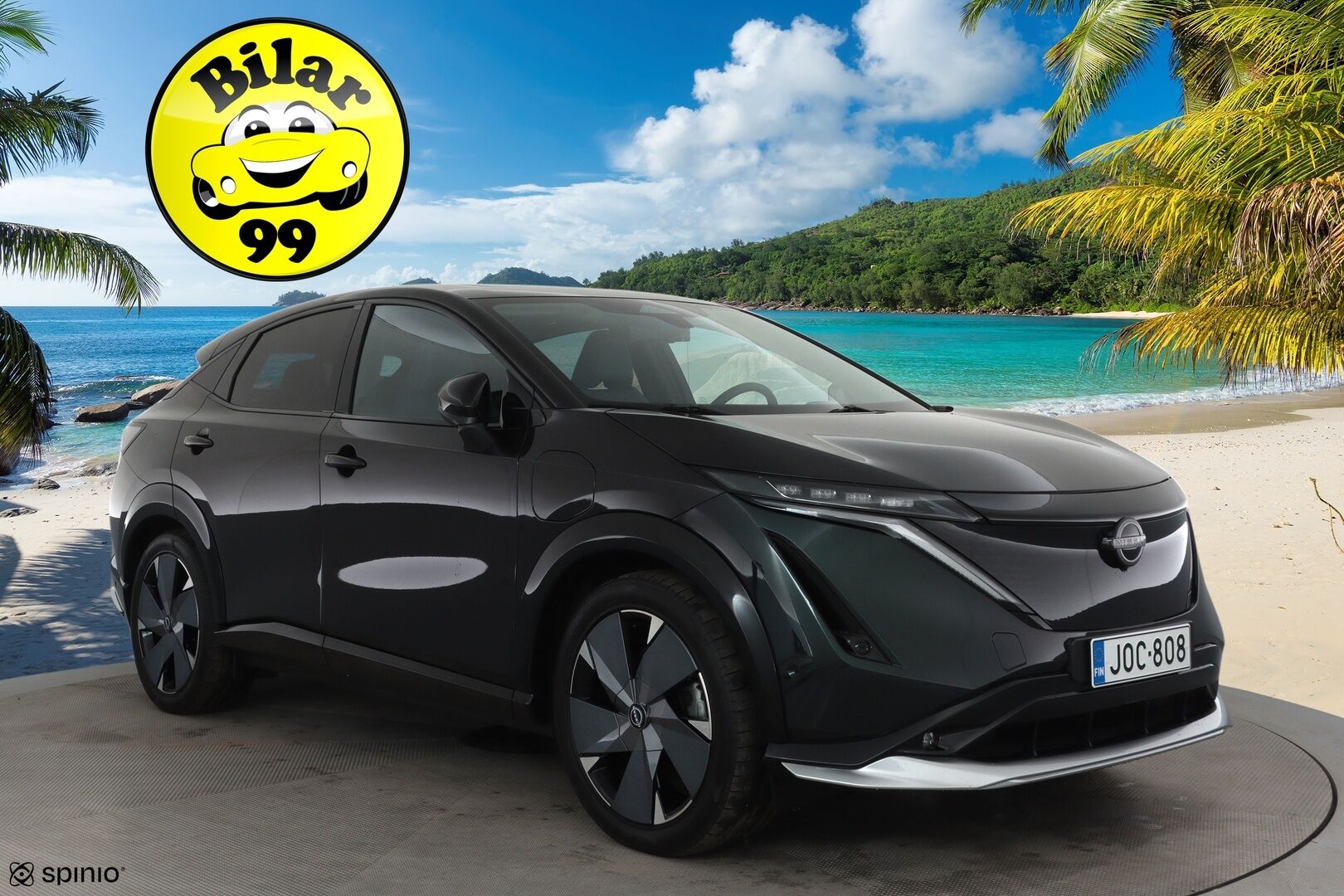 NISSAN ARIYA 2023 Evolve Pack 87kWh e-4ORCE **Lämpöpumppu / Bose / Panorama / Adapt.vakkari / 360 Kamera / Apple&Android** - 3,99 % KORKOTARJOUS TÄHÄN AUTOON - 