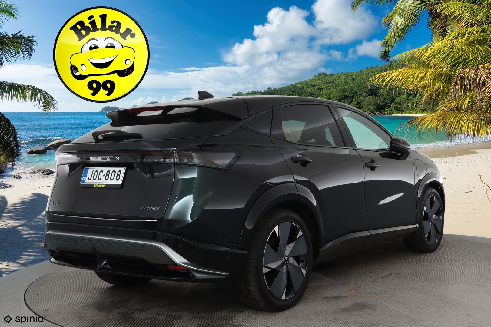 NISSAN ARIYA 2023 Evolve Pack 87kWh e-4ORCE **Lämpöpumppu / Bose / Panorama / Adapt.vakkari / 360 Kamera / Apple&Android** - 3,99 % KORKOTARJOUS TÄHÄN AUTOON - 