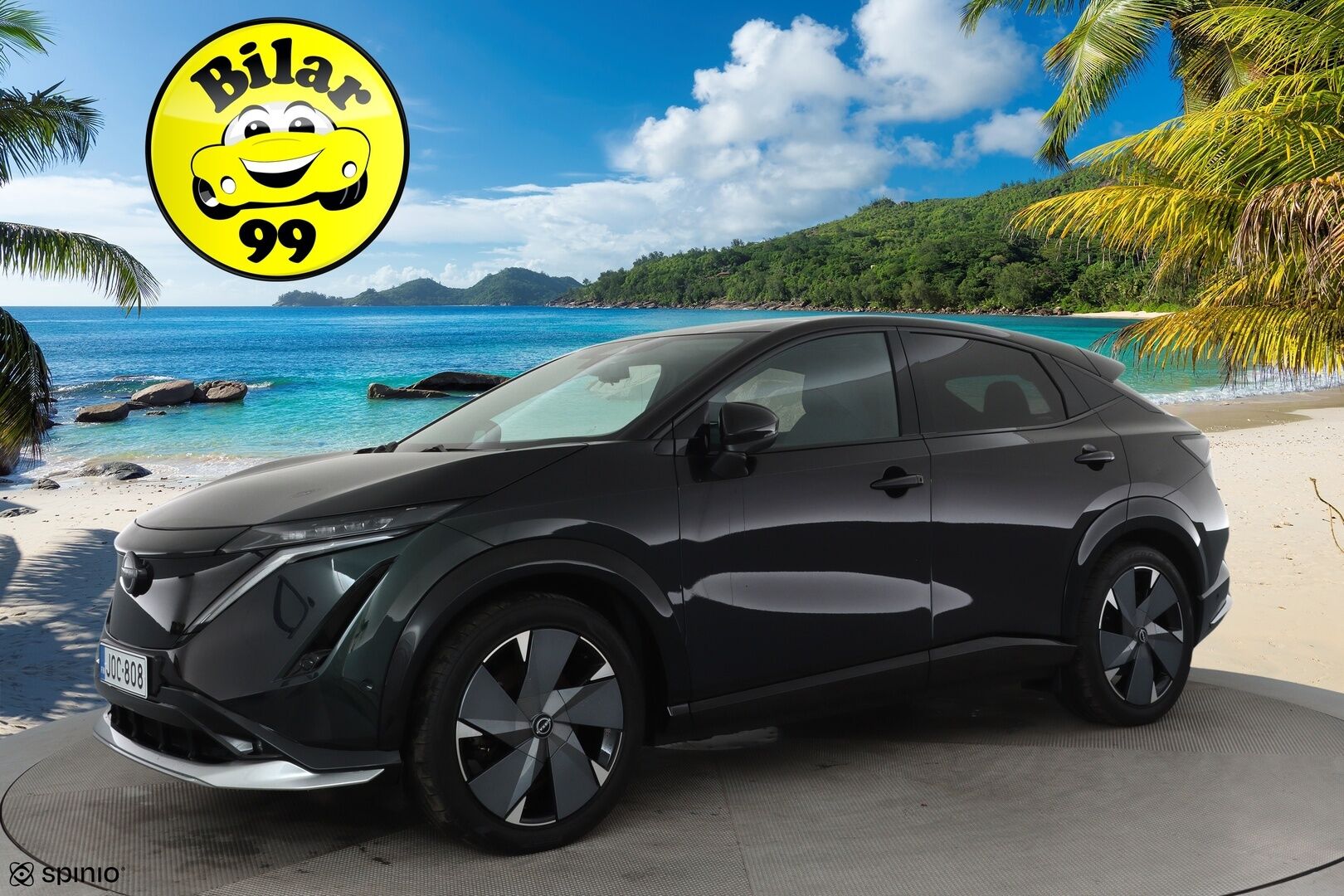 NISSAN ARIYA 2023 Evolve Pack 87kWh e-4ORCE **Lämpöpumppu / Bose / Panorama / Adapt.vakkari / 360 Kamera / Apple&Android** - 3,99 % KORKOTARJOUS TÄHÄN AUTOON - 