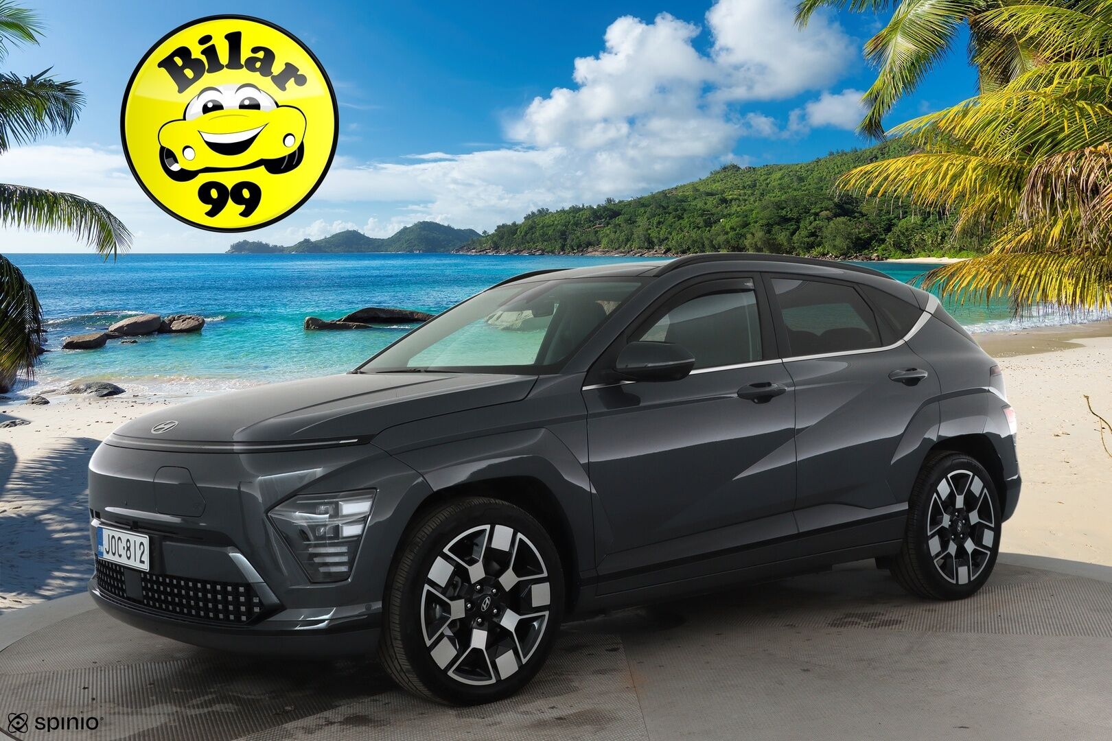 HYUNDAI KONA 2024 65 kWh 217 hv Premium **Adapt.vakkari / HUD / Bose / Lämpöpumppu / Sähköpenkit ilmasotinnilla / LED / Lasikattoluukku** - 3,99 % KORKOTARJOUS TÄHÄN AUTOON - Akku kuntotarkastettu! / Muistipenkki / 360.kamera / Digimittaristo / Nahat / KeylessGo