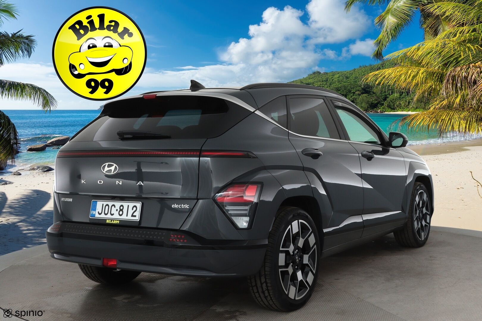 HYUNDAI KONA 2024 65 kWh 217 hv Premium **Adapt.vakkari / HUD / Bose / Lämpöpumppu / Sähköpenkit ilmasotinnilla / LED / Lasikattoluukku** - 3,99 % KORKOTARJOUS TÄHÄN AUTOON 31.8. ASTI! - Akku kuntotarkastettu! / Muistipenkki / 360.kamera / Digimittaristo / Nahat / KeylessGo
