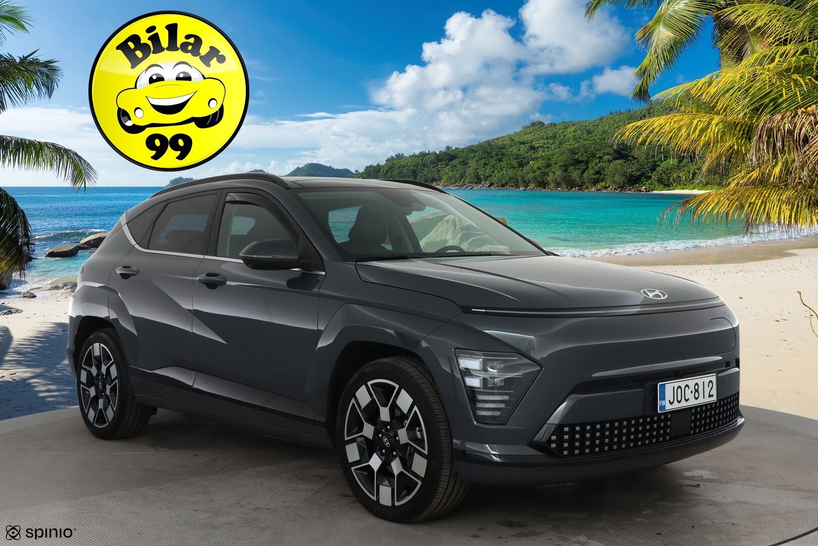 HYUNDAI KONA 2024 65 kWh 217 hv Premium **Adapt.vakkari / HUD / Bose / Lämpöpumppu / Sähköpenkit ilmasotinnilla / LED / Lasikattoluukku** - 3,99 % KORKOTARJOUS TÄHÄN AUTOON - Akku kuntotarkastettu! / Muistipenkki / 360.kamera / Digimittaristo / Nahat / KeylessGo