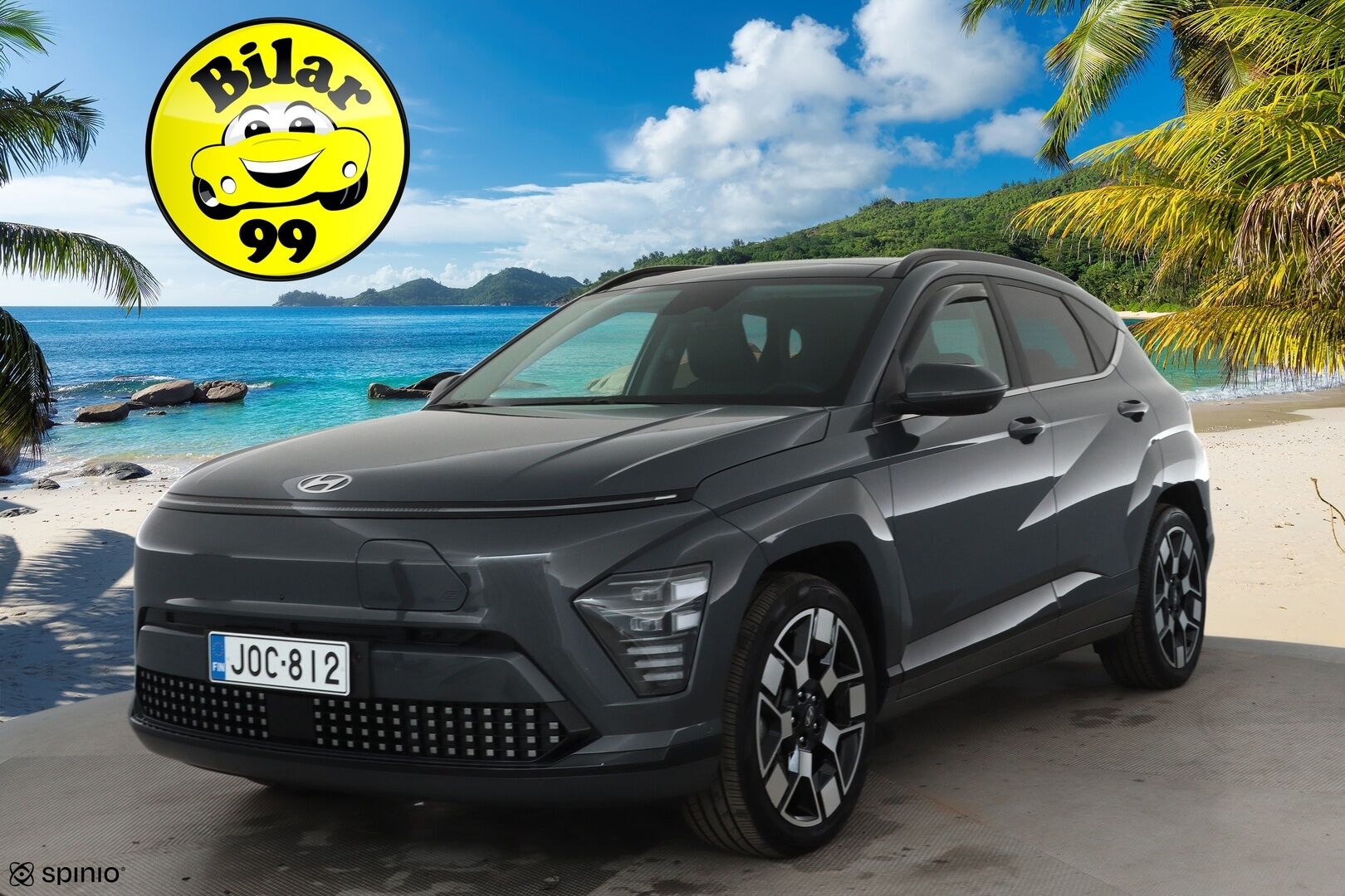 HYUNDAI KONA 2024 65 kWh 217 hv Premium **Adapt.vakkari / HUD / Bose / Lämpöpumppu / Sähköpenkit ilmasotinnilla / LED / Lasikattoluukku** - 3,99 % KORKOTARJOUS TÄHÄN AUTOON - Akku kuntotarkastettu! / Muistipenkki / 360.kamera / Digimittaristo / Nahat / KeylessGo