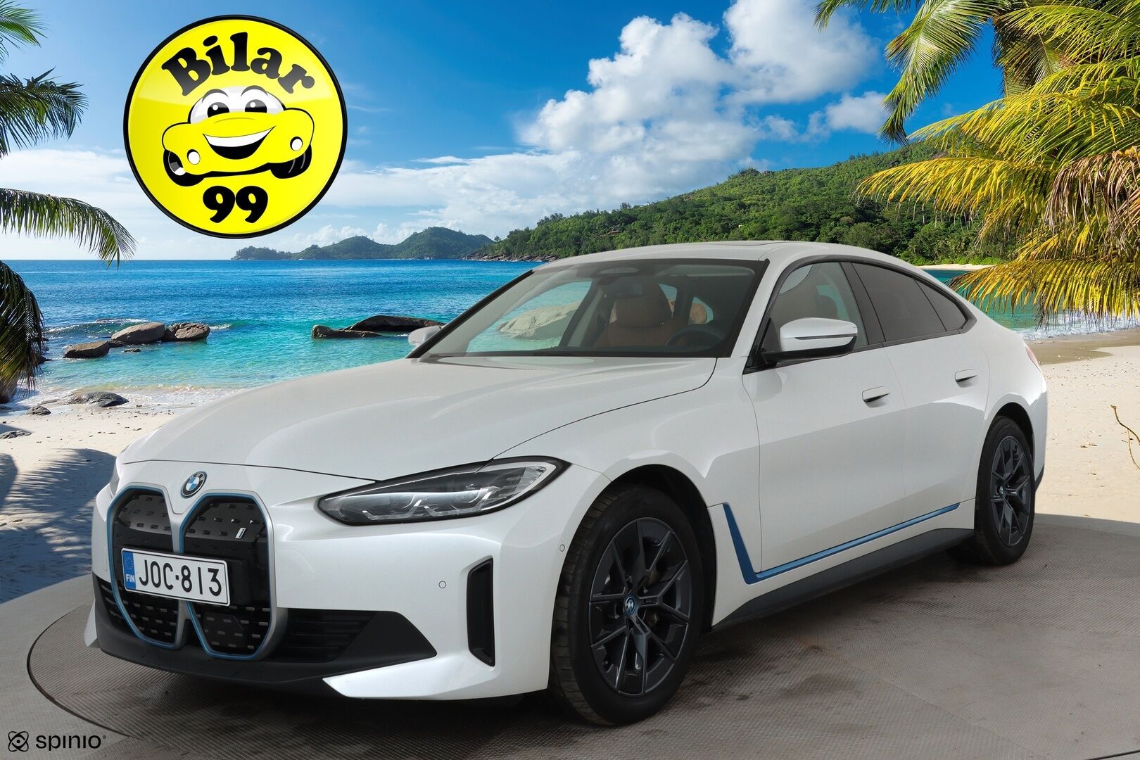 BMW I4 2022 eDrive40 Gran Coupe **WIdescreen / HUD / Adapt.Vakkari / HiFi / LED-valot / P.kamera / Sporttipenkki Muistilla** - 3,99 % KORKOTARJOUS TÄHÄN AUTOON - Akku kuntotarkastettu! / Merkkihuollettu / HYVILLÄ VARUSTEILLA!