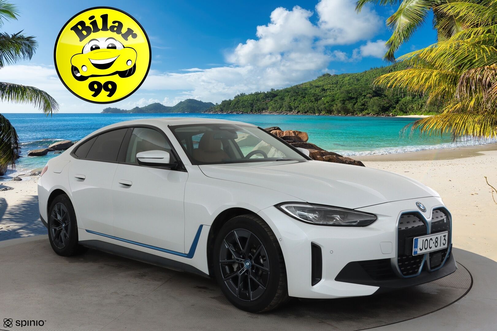 BMW I4 2022 eDrive40 Gran Coupe **WIdescreen / HUD / Adapt.Vakkari / HiFi / LED-valot / P.kamera / Sporttipenkki Muistilla** - 3,99 % KORKOTARJOUS TÄHÄN AUTOON - Akku kuntotarkastettu! / Merkkihuollettu / HYVILLÄ VARUSTEILLA!