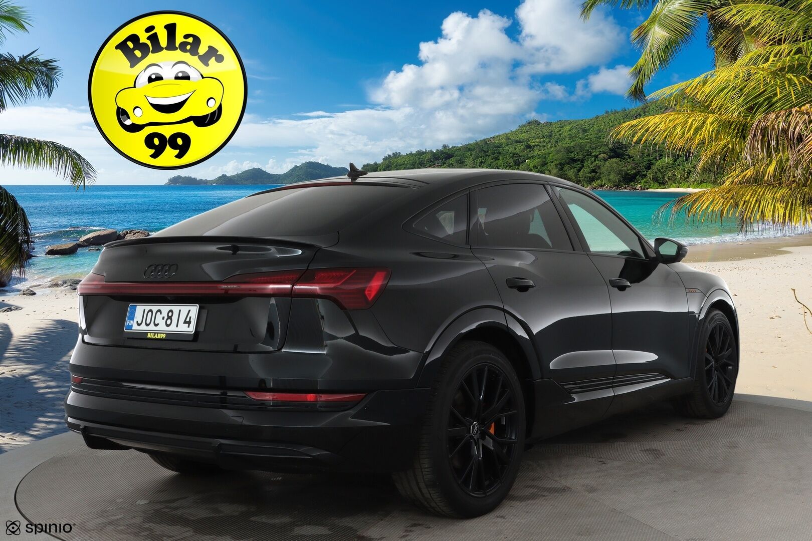 AUDI E-TRON 2022 Sportback Advanced 50 quattro **Panorama / HUD / B&O / Adapt.Vakkari / Matrix-LED / 360° / Sporttipenkki Muistilla** - 3,99 % KORKOTARJOUS TÄHÄN AUTOON - 2x Latauskaapelit / HUIPPU VARUSTEET!