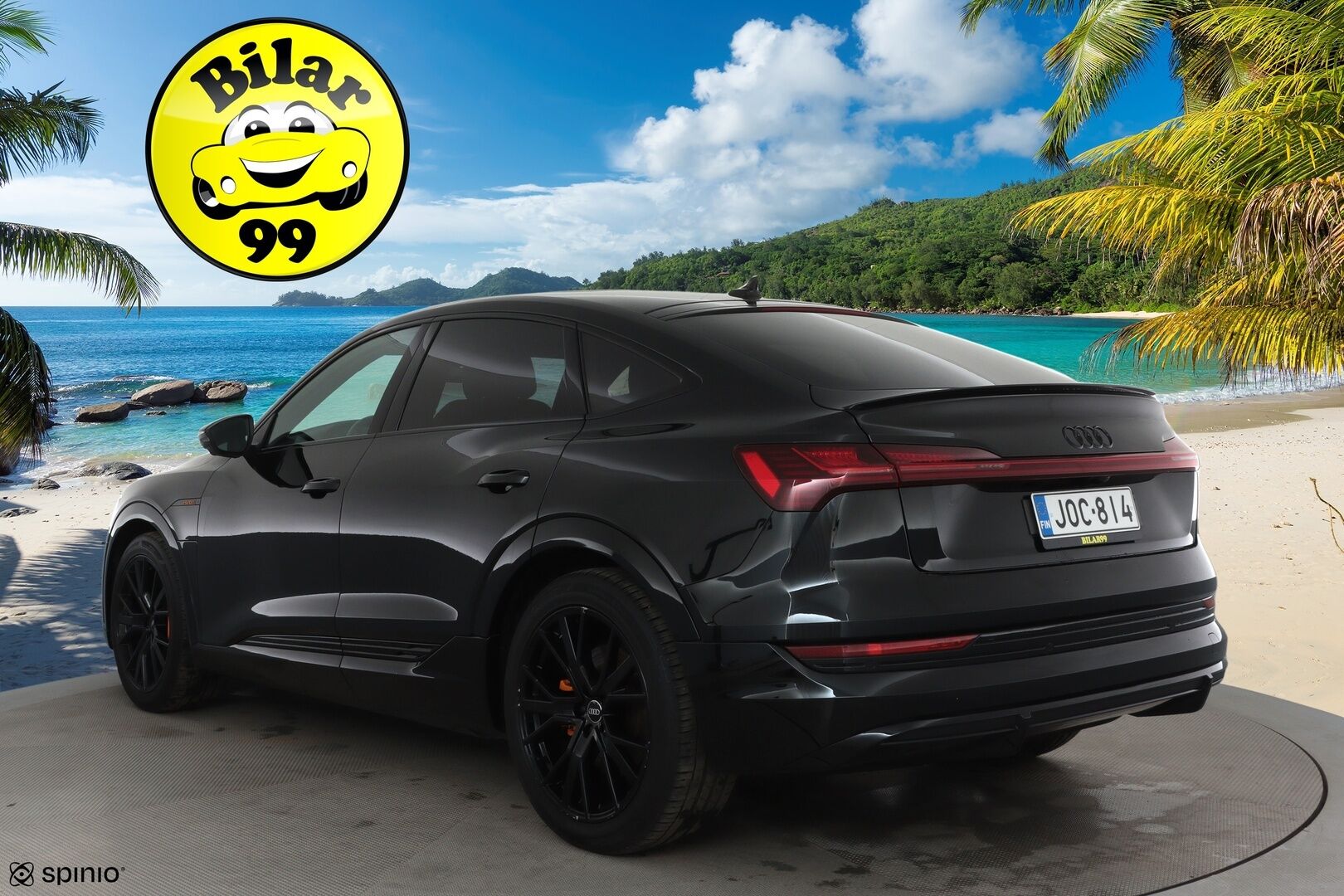 AUDI E-TRON 2022 Sportback Advanced 50 quattro **Panorama / HUD / B&O / Adapt.Vakkari / Matrix-LED / 360° / Sporttipenkki Muistilla** - 3,99 % KORKOTARJOUS TÄHÄN AUTOON - 2x Latauskaapelit / HUIPPU VARUSTEET!