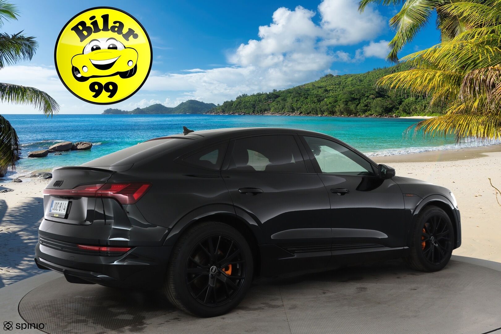 AUDI E-TRON 2022 Sportback Advanced 50 quattro **Panorama / HUD / B&O / Adapt.Vakkari / Matrix-LED / 360° / Sporttipenkki Muistilla** - 3,99 % KORKOTARJOUS TÄHÄN AUTOON - 2x Latauskaapelit / HUIPPU VARUSTEET!