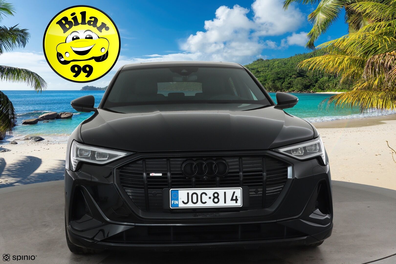AUDI E-TRON 2022 Sportback Advanced 50 quattro **Panorama / HUD / B&O / Adapt.Vakkari / Matrix-LED / 360° / Sporttipenkki Muistilla** - 3,99 % KORKOTARJOUS TÄHÄN AUTOON - 2x Latauskaapelit / HUIPPU VARUSTEET!
