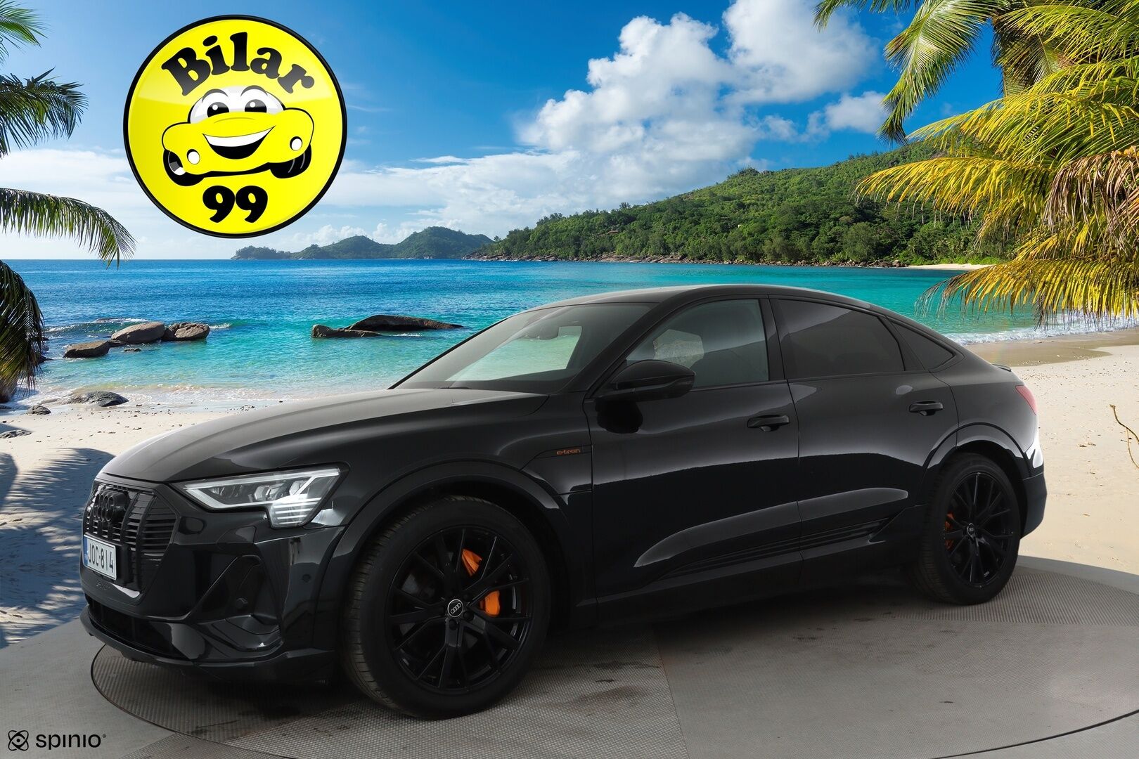 AUDI E-TRON 2022 Sportback Advanced 50 quattro **Panorama / HUD / B&O / Adapt.Vakkari / Matrix-LED / 360° / Sporttipenkki Muistilla** - 3,99 % KORKOTARJOUS TÄHÄN AUTOON - 2x Latauskaapelit / HUIPPU VARUSTEET!