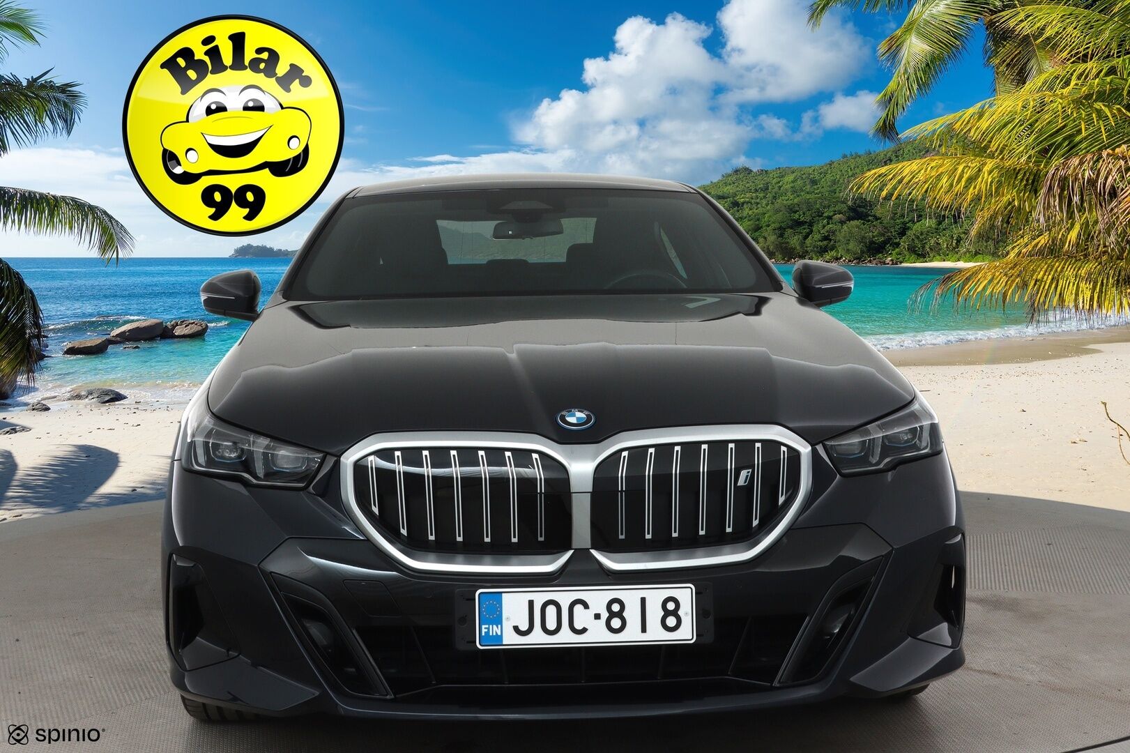 BMW I5 2024 G60 eDrive 40 M-Sport **Adapt.vakkari / Widescreen / Adapt.LED / 360° / Sporttinahat / Navi / Kaistavahti** - 2,99 % KORKOTARJOUS TÄHÄN AUTOON - Akku kuntotarkastettu / 2x Latauskaapelit / Kahdet Renkaat