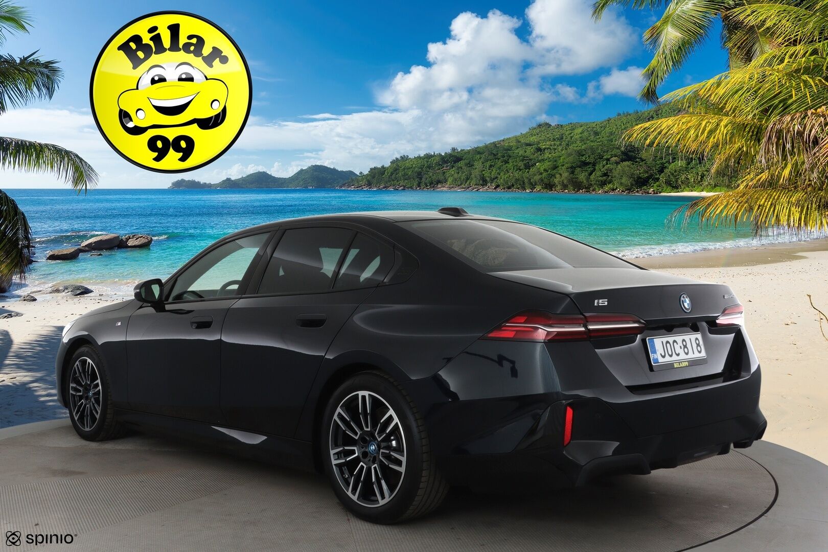 BMW I5 2024 G60 eDrive 40 M-Sport **Adapt.vakkari / Widescreen / Adapt.LED / 360° / Sporttinahat / Navi / Kaistavahti** - 2,99 % KORKOTARJOUS TÄHÄN AUTOON - Akku kuntotarkastettu / 2x Latauskaapelit / Kahdet Renkaat