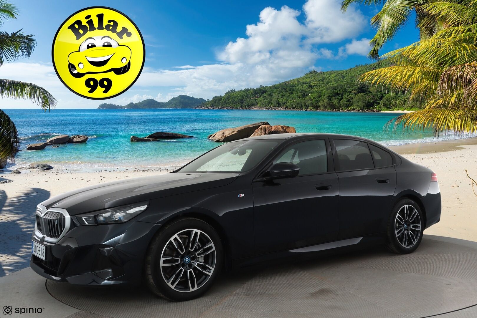 BMW I5 2024 G60 eDrive 40 M-Sport **Adapt.vakkari / Widescreen / Adapt.LED / 360° / Sporttinahat / Navi / Kaistavahti** - 2,99 % KORKOTARJOUS TÄHÄN AUTOON - Akku kuntotarkastettu / 2x Latauskaapelit / Kahdet Renkaat