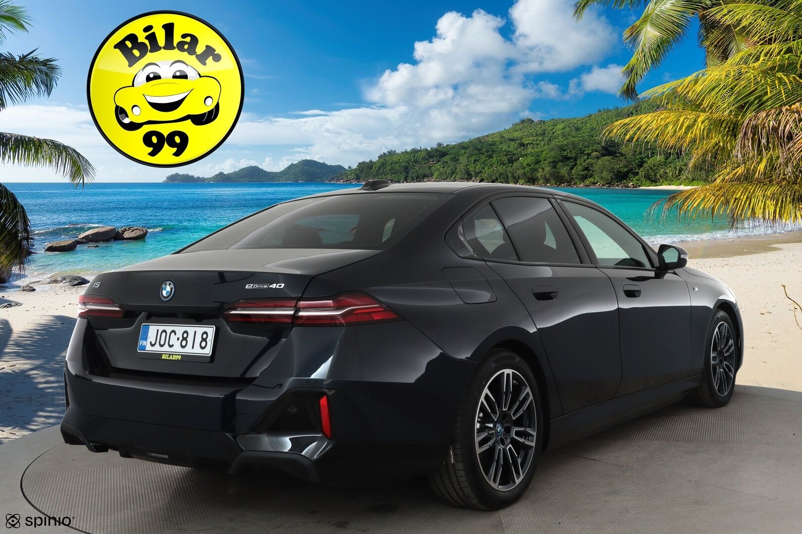 BMW I5 2024 G60 eDrive 40 M-Sport **Adapt.vakkari / Widescreen / Adapt.LED / 360° / Sporttinahat / Navi / Kaistavahti** - 2,99 % KORKOTARJOUS TÄHÄN AUTOON - Akku kuntotarkastettu / 2x Latauskaapelit / Kahdet Renkaat