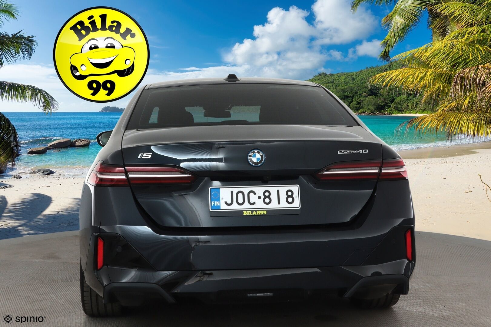 BMW I5 2024 G60 eDrive 40 M-Sport **Adapt.vakkari / Widescreen / Adapt.LED / 360° / Sporttinahat / Navi / Kaistavahti** - 2,99 % KORKOTARJOUS TÄHÄN AUTOON - Akku kuntotarkastettu / 2x Latauskaapelit / Kahdet Renkaat