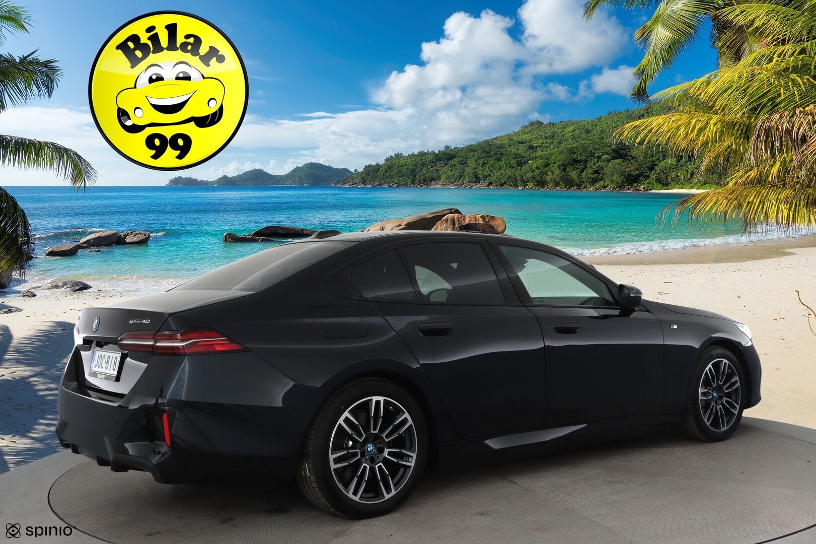 BMW I5 2024 G60 eDrive 40 M-Sport **Adapt.vakkari / Widescreen / Adapt.LED / 360° / Sporttinahat / Navi / Kaistavahti** - 2,99 % KORKOTARJOUS TÄHÄN AUTOON - Akku kuntotarkastettu / 2x Latauskaapelit / Kahdet Renkaat