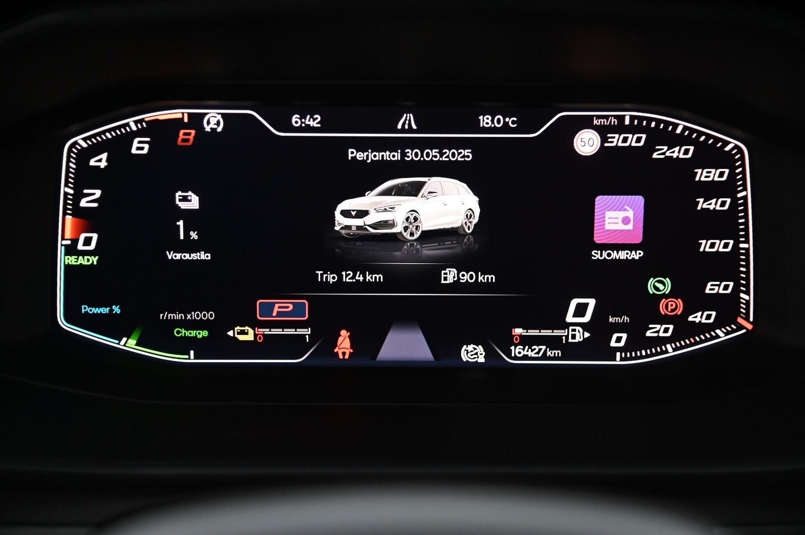 Cupra Leon 2023 13.8 kWh, VZ 1,4 PHEV 180 kW e-HYBRID DSG * Panorama / Matrix-Led / ACC / Nahkaverhoilu / KeylessGo / P.Kamera* - 3,99 % KORKOTARJOUS TÄHÄN AUTOON - Juuri Huollettu / Näyttävä menopeli hyvillä varusteilla!*