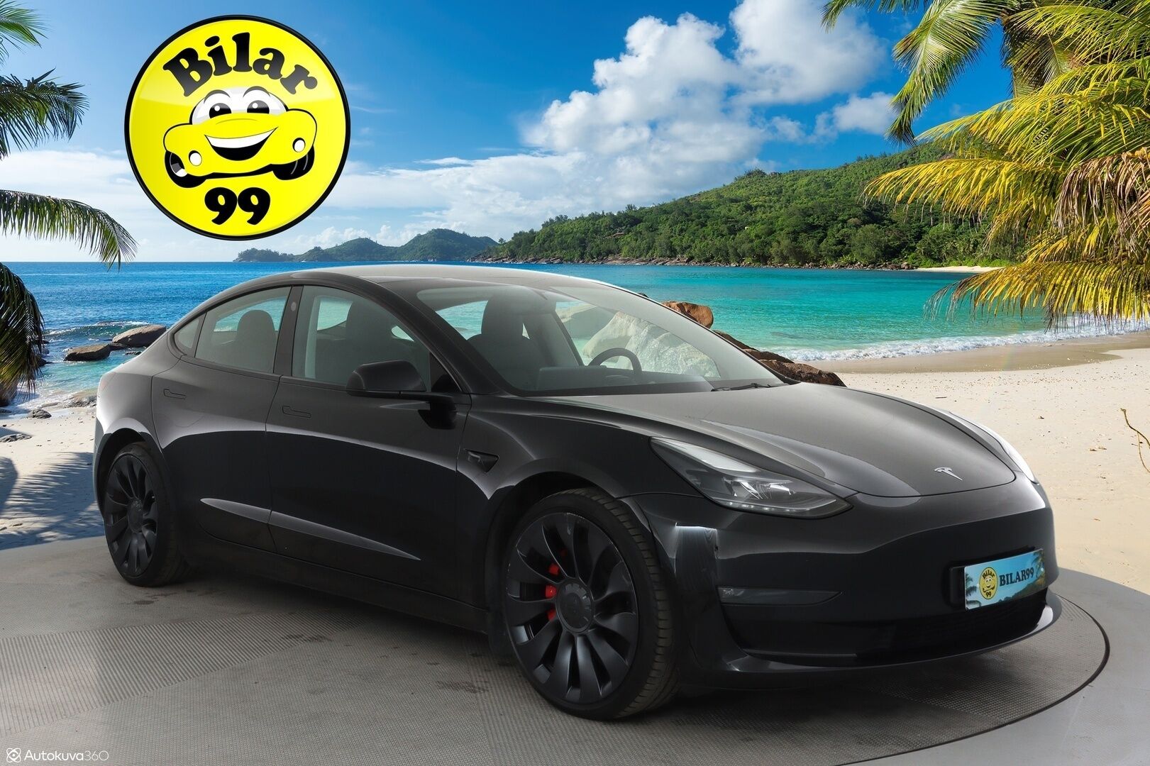 TESLA MODEL 3 2022 Performance - EAP / Lämpöpumppu / Matrix LED / AMD Ryzen / Lasikatto / Premium Audio / Peruutuskamera / Juuri tullut Espooseen! - KORKO VAIN 3,99 %