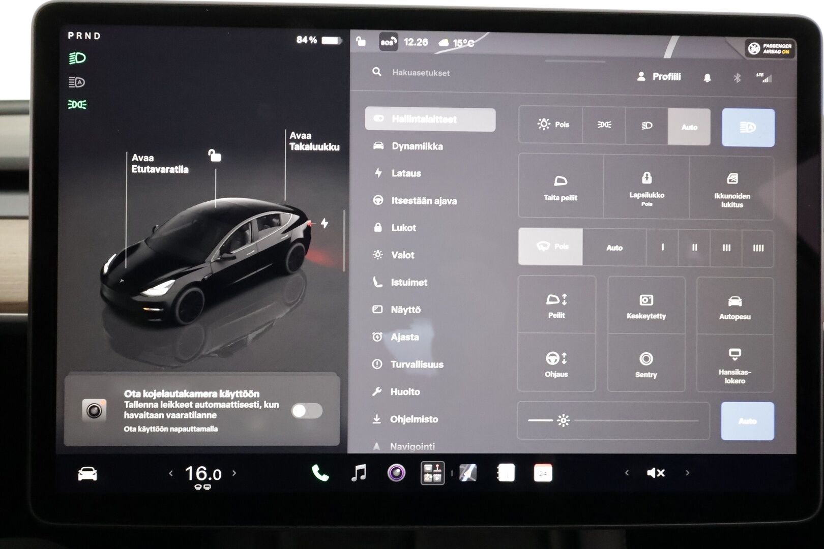 Tesla Model 3 2023 Standard Range Plus - | ILP | Koukku | ACC | Lasikatto | Matrix-LED | P.Kamera | Muistipenkki | Premium Speakers | Navi | Kaistavahti | Keyless |
