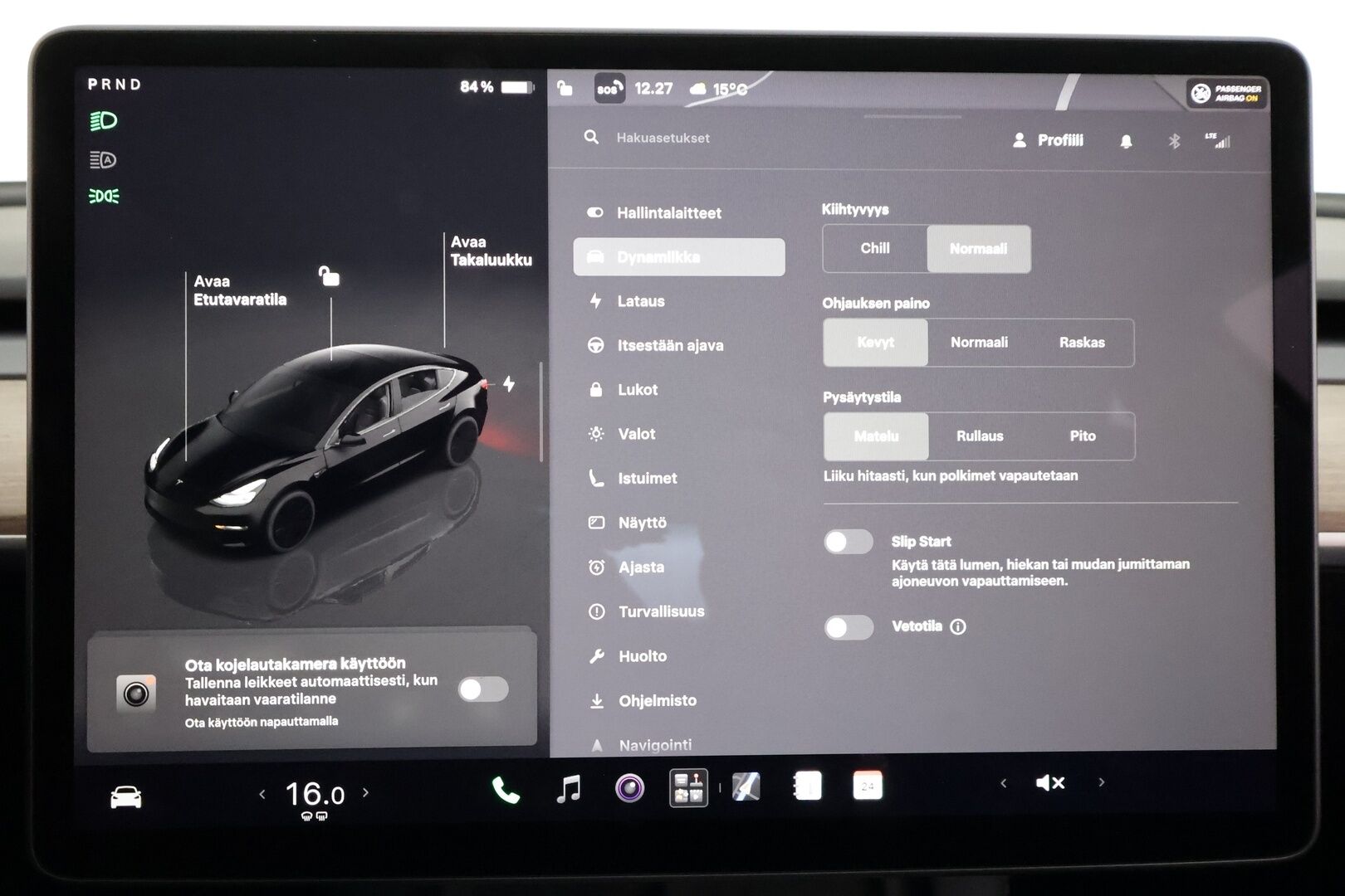 Tesla Model 3 2023 Standard Range Plus - | ILP | Koukku | ACC | Lasikatto | Matrix-LED | P.Kamera | Muistipenkki | Premium Speakers | Navi | Kaistavahti | Keyless |