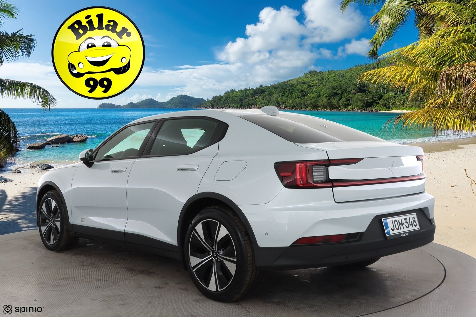POLESTAR 2 2023 Long Range Dual Motor, 300kW * ILP / Lasikatto / ACC / LED / 360 / H&K / Sportpenkki Muistilla * - Merkkihuollot / 2x Latauskaapelit