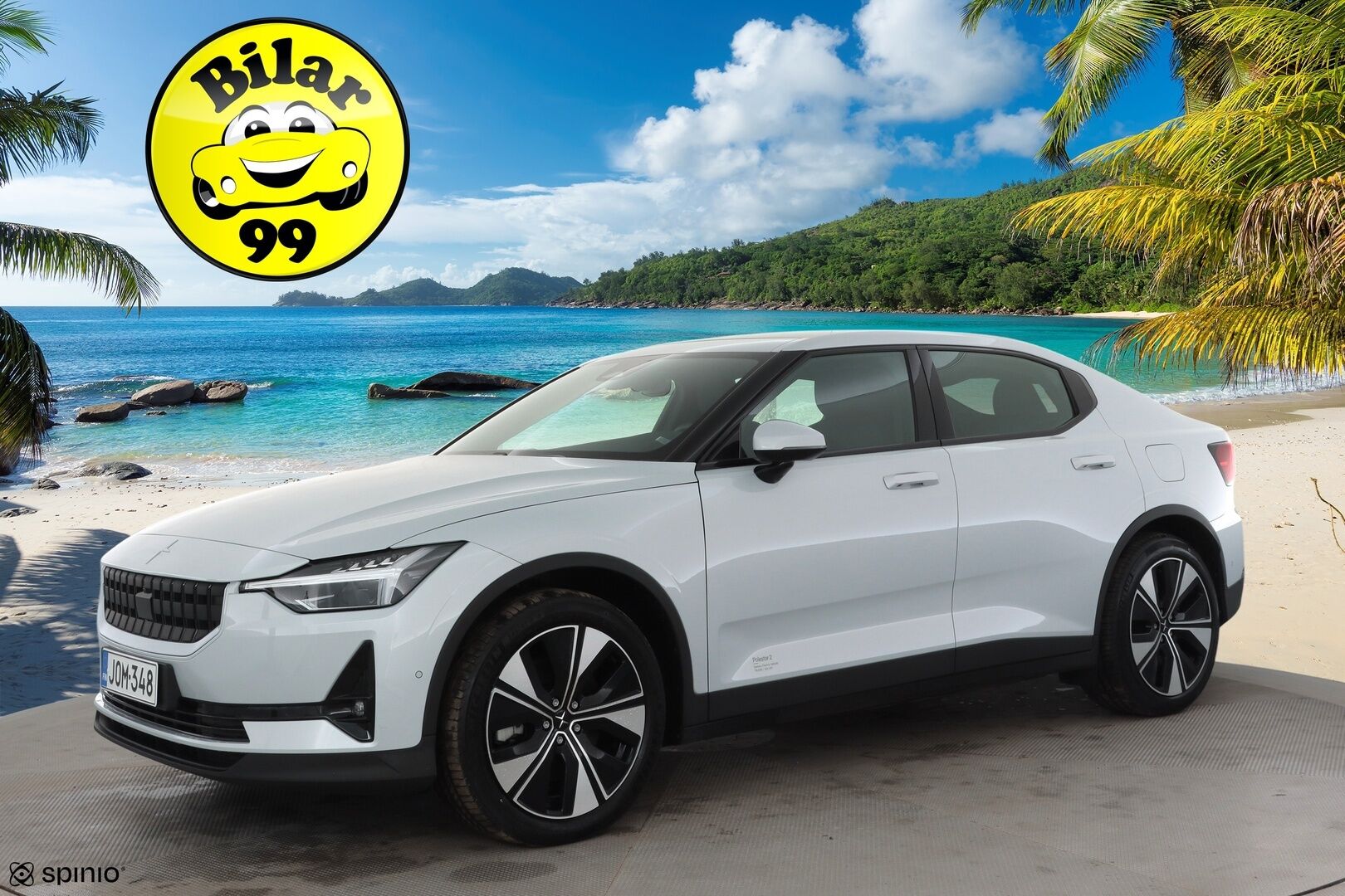 POLESTAR 2 2023 Long Range Dual Motor, 300kW * ILP / Lasikatto / ACC / LED / 360 / H&K / Sportpenkki Muistilla * - Merkkihuollot / 2x Latauskaapelit