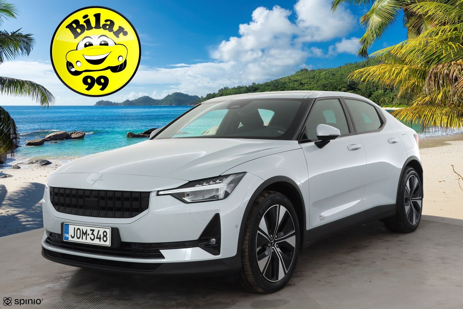 POLESTAR 2 2023 Long Range Dual Motor, 300kW * ILP / Lasikatto / ACC / LED / 360 / H&K / Sportpenkki Muistilla * - Merkkihuollot / 2x Latauskaapelit