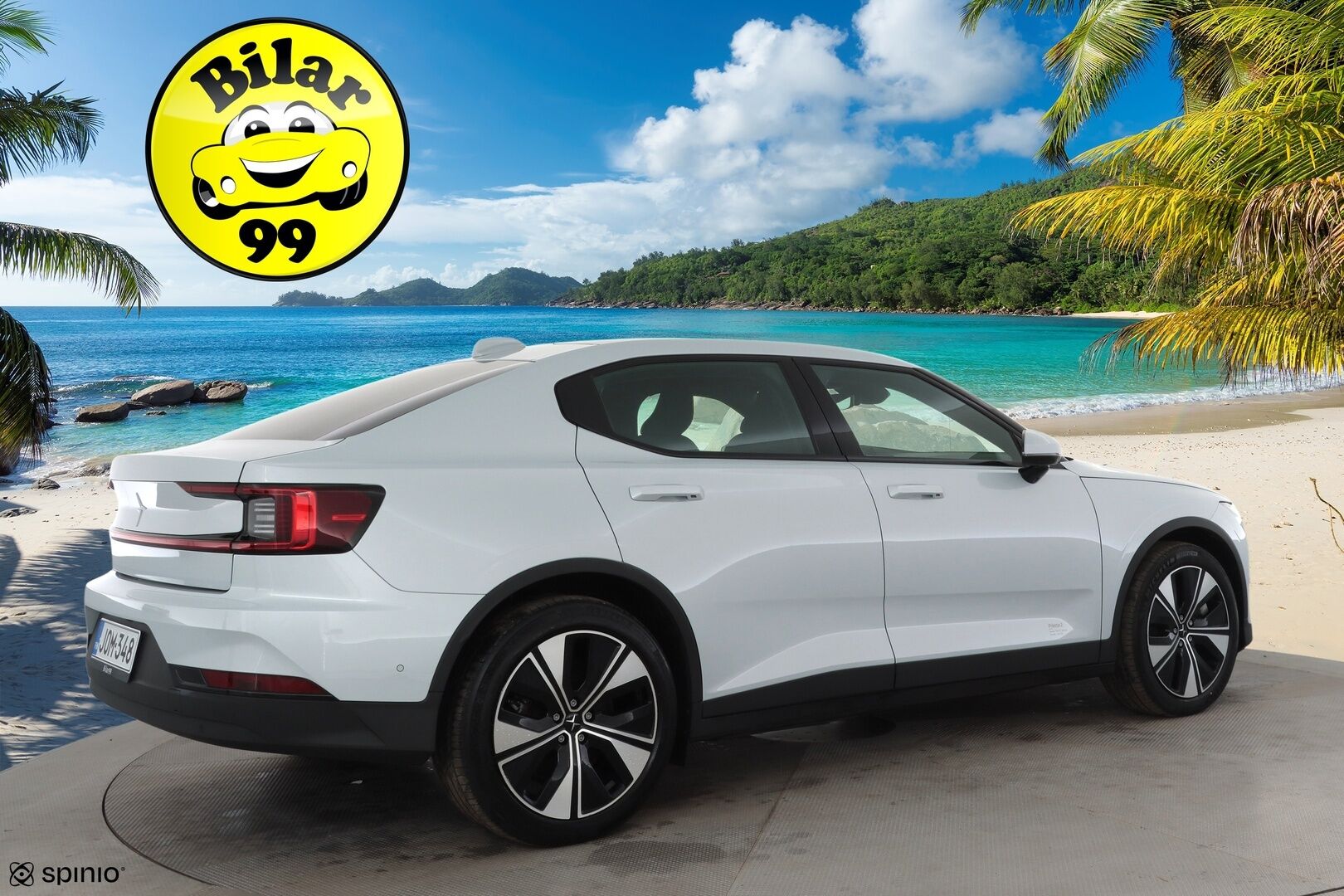 POLESTAR 2 2023 Long Range Dual Motor, 300kW * ILP / Lasikatto / ACC / LED / 360 / H&K / Sportpenkki Muistilla * - Merkkihuollot / 2x Latauskaapelit