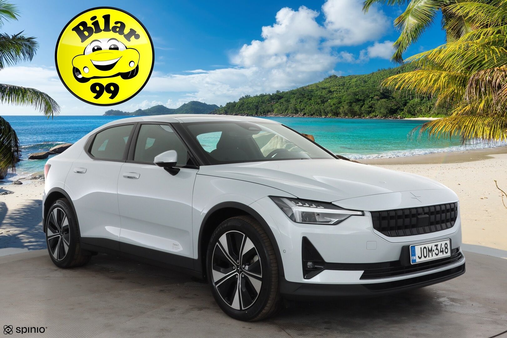 POLESTAR 2 2023 Long Range Dual Motor, 300kW * ILP / Lasikatto / ACC / LED / 360 / H&K / Sportpenkki Muistilla * - Merkkihuollot / 2x Latauskaapelit