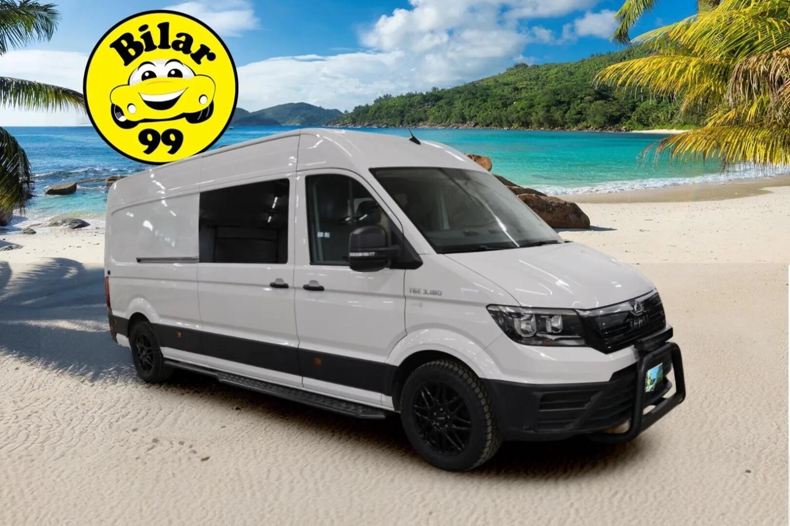 MAN TGE 2023 180 L4H3 *ALV / Sorsan Royal Jatko-ohjaamo / 6-paikkainen / Vakkari / P.kamera / Nahat / GAS Audio / LED-Lisä /  2x Renkaat * - Huippuvarusteltu / Kylkiputket / Keularauta /