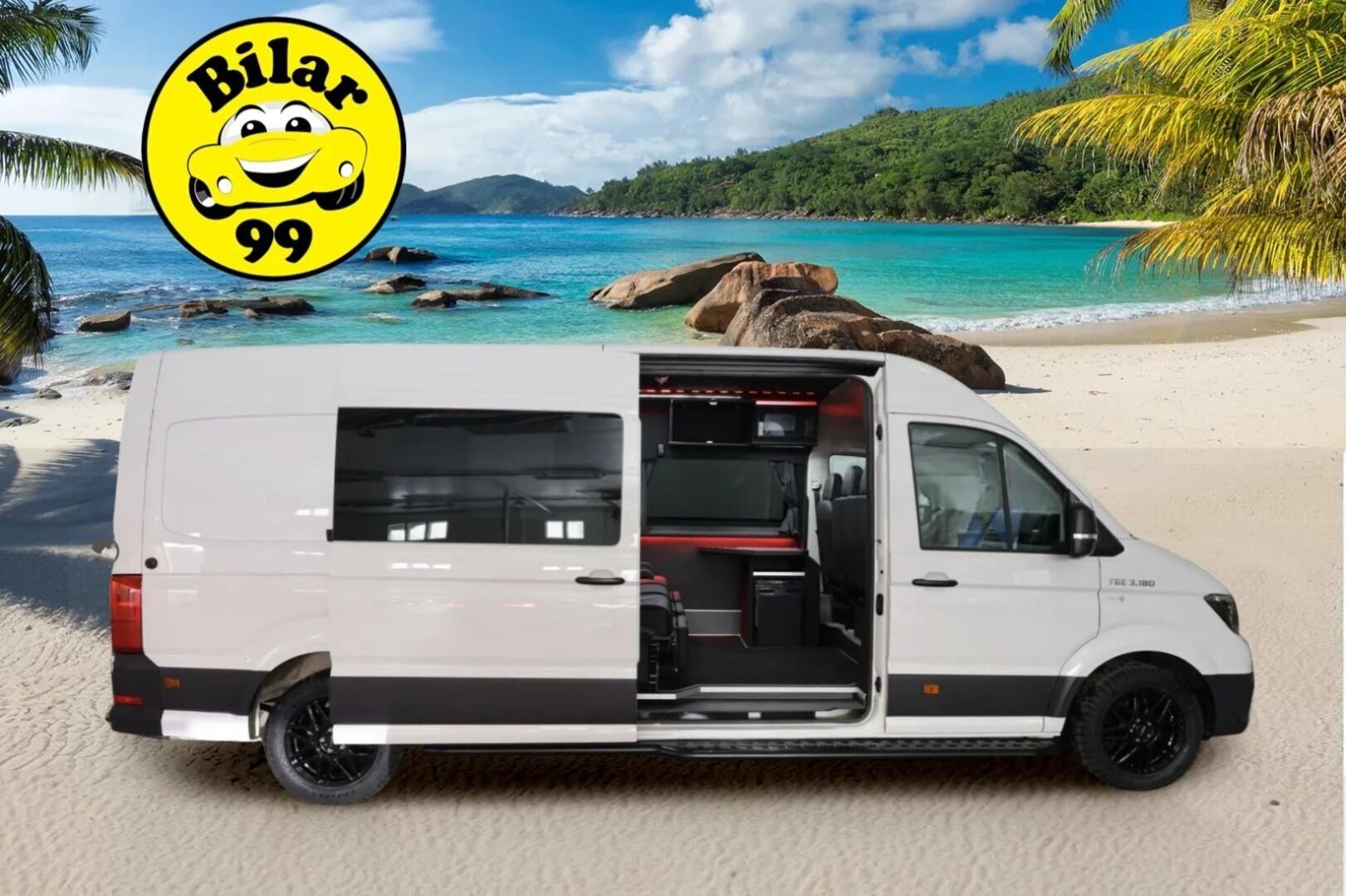 MAN TGE 2023 180 L4H3 *ALV / Sorsan Royal Jatko-ohjaamo / 6-paikkainen / Vakkari / P.kamera / Nahat / GAS Audio / LED-Lisä /  2x Renkaat * - Huippuvarusteltu / Kylkiputket / Keularauta /