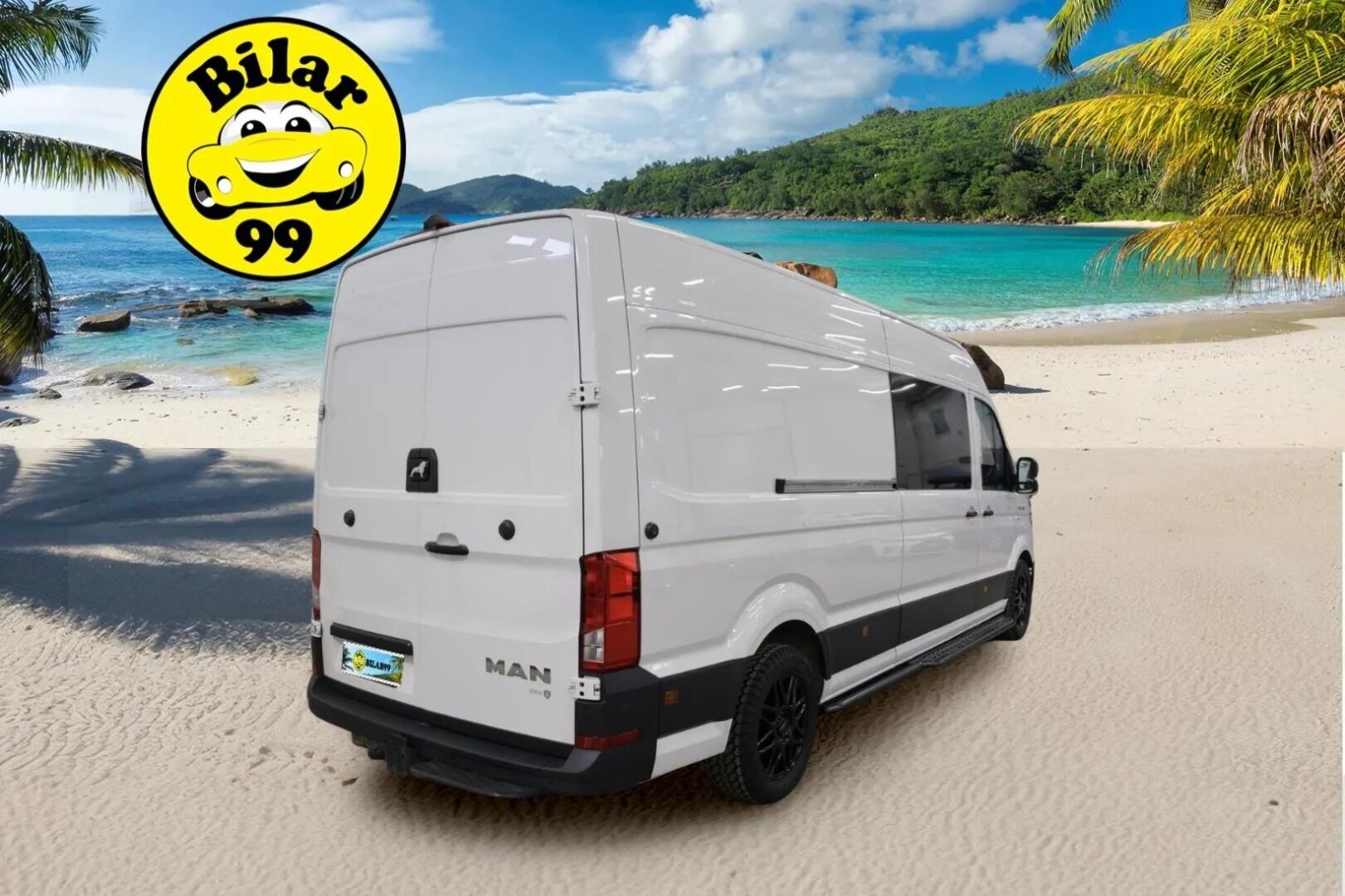 MAN TGE 2023 180 L4H3 *ALV / Sorsan Royal Jatko-ohjaamo / 6-paikkainen / Vakkari / P.kamera / Nahat / GAS Audio / LED-Lisä /  2x Renkaat * - Huippuvarusteltu / Kylkiputket / Keularauta /