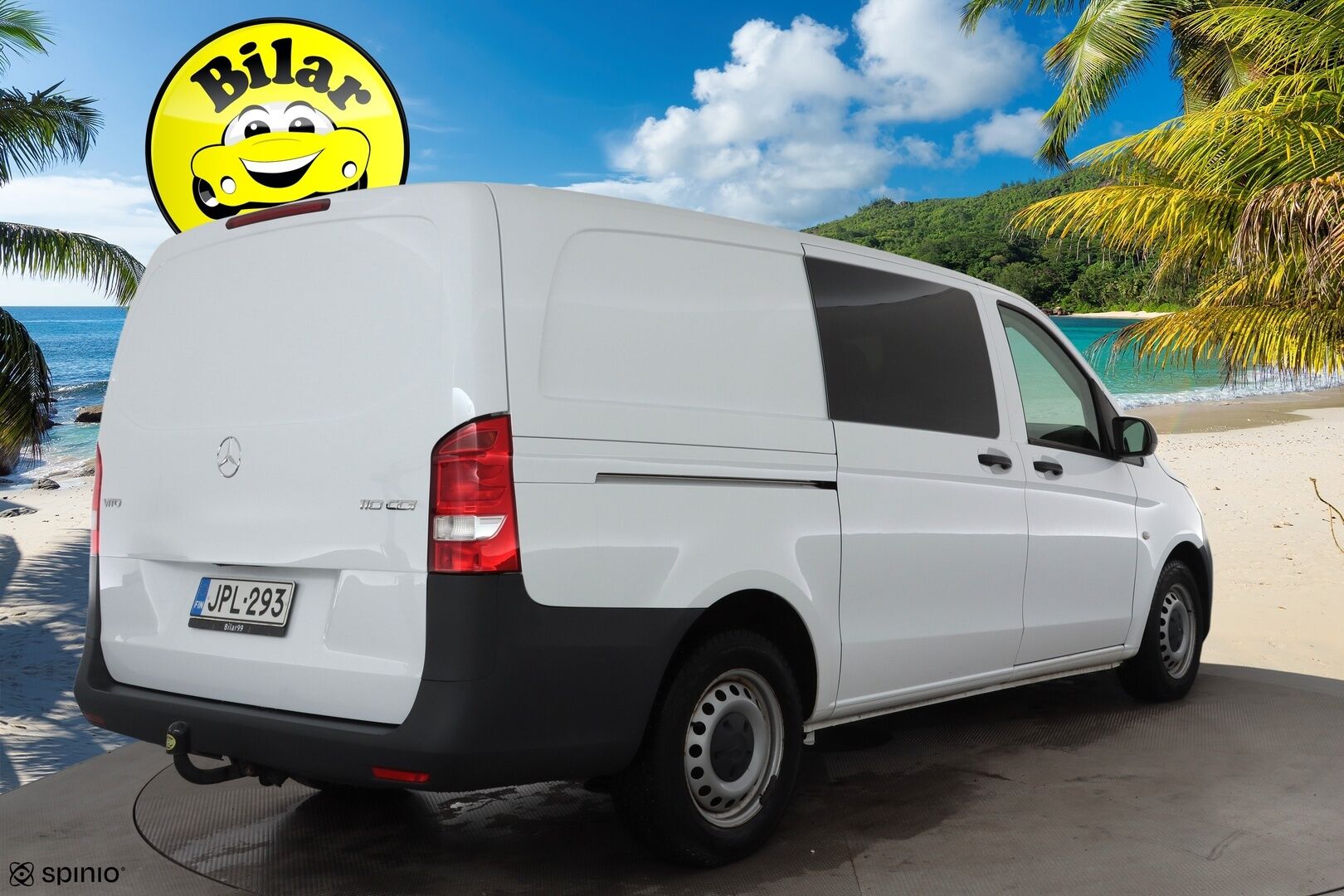 Mercedes-Benz Vito 2021 110cdi-3,05/32k Keskipitkä A2 ** ALV / Webasto / P-Kamera / Koukku ** - 1.om Suomi-auto 