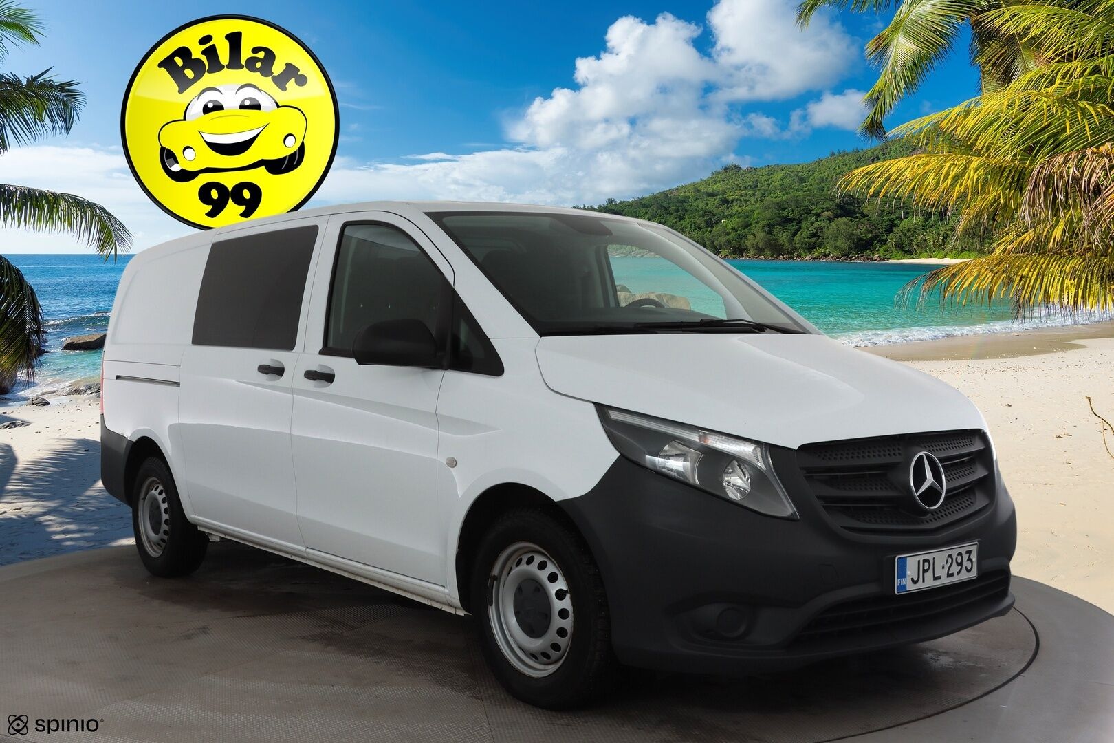 Mercedes-Benz Vito 2021 110cdi-3,05/32k Keskipitkä A2 ** ALV / Webasto / P-Kamera / Koukku ** - 1.om Suomi-auto 