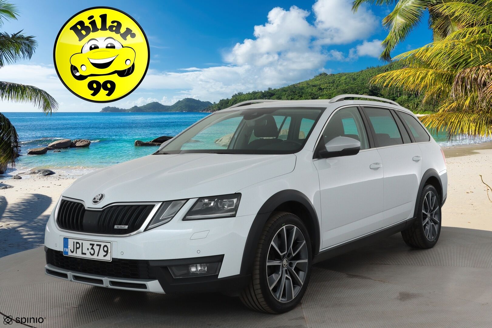 Skoda Octavia 2020 Combi 2,0 TDI 184 4x4 Scout Business DSG **Webasto / Koukku / Adapt.vakkari / LED-valot / P.kamera / Navi / Keyless** - Super varusteilla | Neliveto / 2-om Suomi-auto | Kahdet renkaat aluvanteilla | Adaptiivinen vakkari | Webasto | Koukku | 