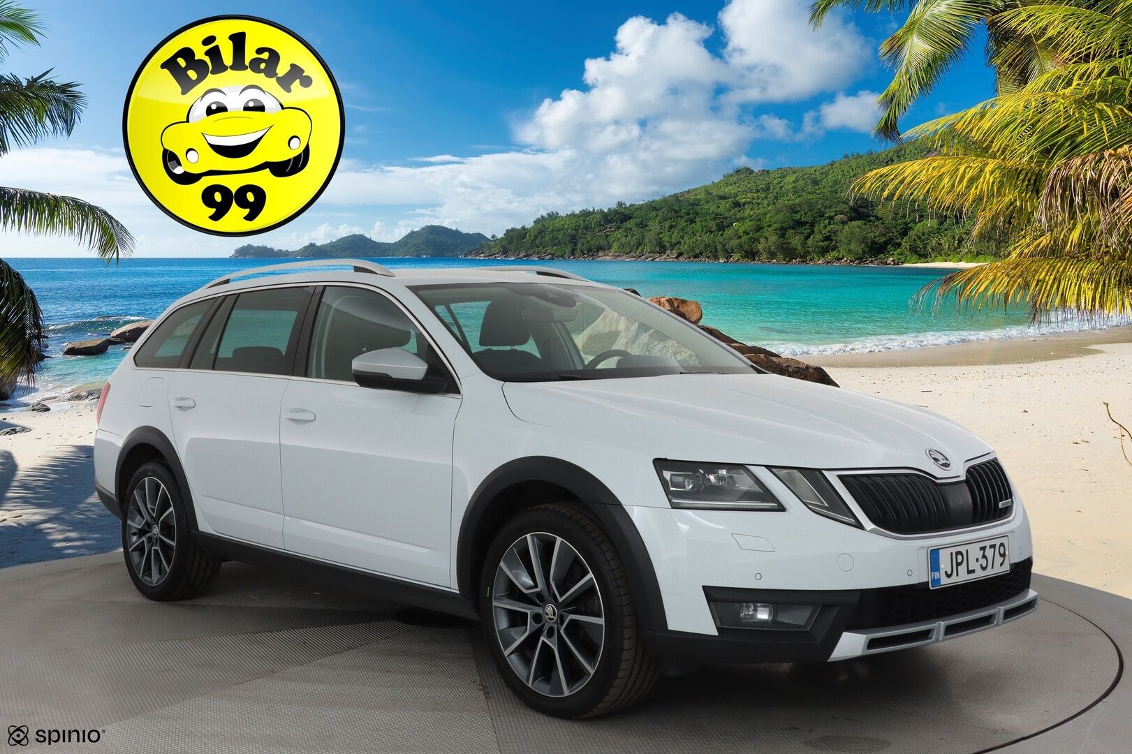 Skoda Octavia 2020 Combi 2,0 TDI 184 4x4 Scout Business DSG **Webasto / Koukku / Adapt.vakkari / LED-valot / P.kamera / Navi / Keyless** - Super varusteilla | Neliveto / 2-om Suomi-auto | Kahdet renkaat aluvanteilla | Adaptiivinen vakkari | Webasto | Koukku | 