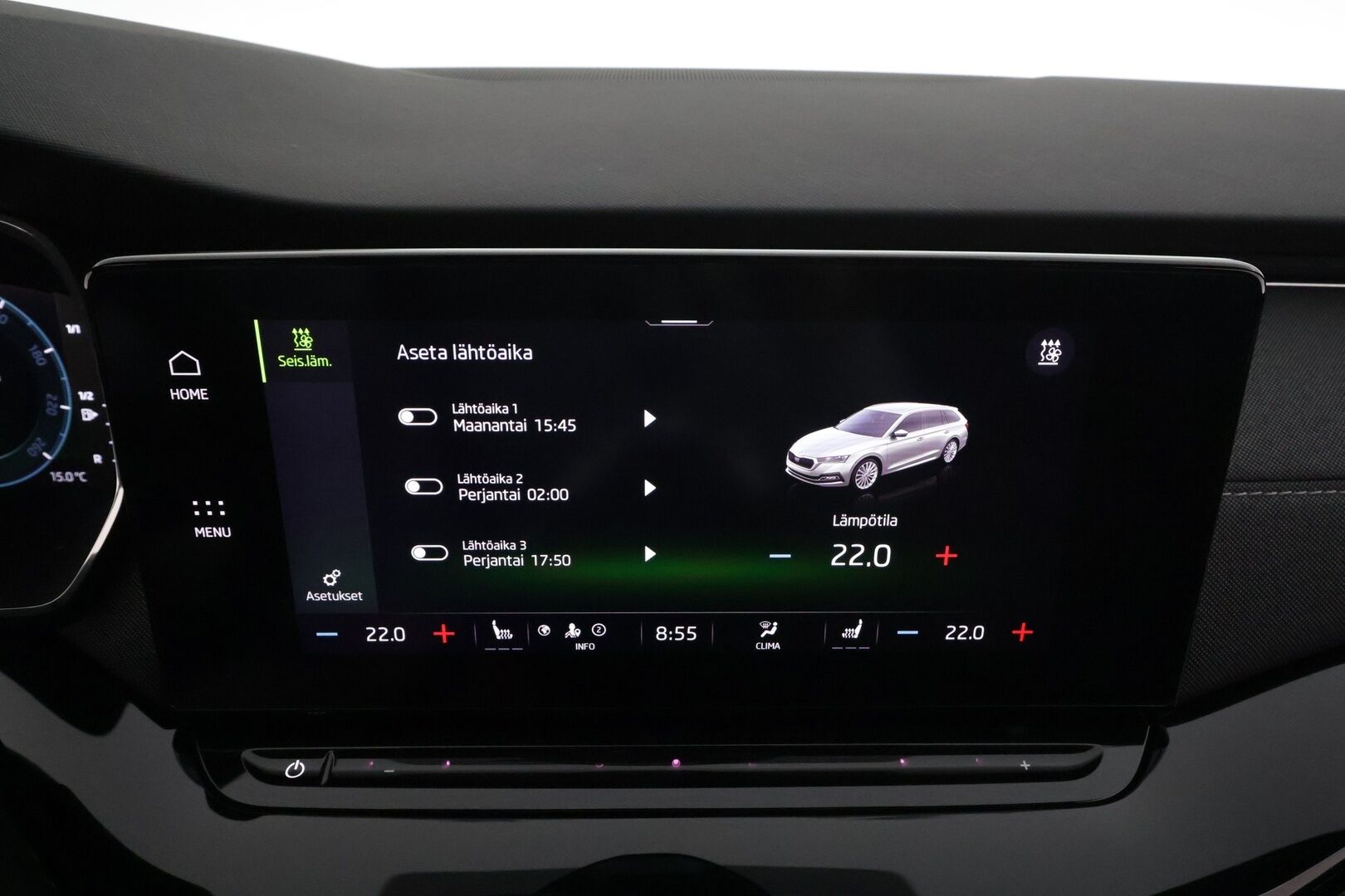 Skoda Octavia 2022 Combi 1.5 TSI Style eTEC DSG * ACC / Webasto / Matrix-LED /  P.Kamera / Smartlink / Keyless * - 1.Om Suomi-auto / Kahdet renkaat