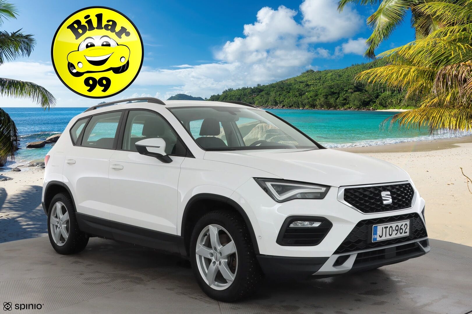Seat Ateca 2022 2.0 TDI 150 STYLE BUS 4DRIVE Aut * Vakkari / LED / Lohko / P.kamera / Apple&Android * - 1.Om Suomi-auto / Merkkihuollettu / Kahdet Renkaat - HULLUT AVAJAISHULINAT KORKOTARJOUS 3,29 %