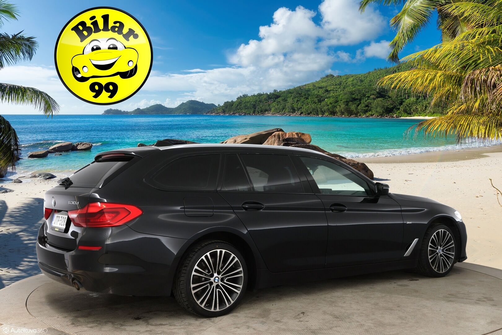 BMW 530 2018 d xDrive G31 A Sport Line / BLIS / Navi / Panorama / Koukku / Nahat / P-kamera / Prof. Navi / Sähköluukku - Rattivaihteet / Tunnelmavalaistus / LED-ajovalot