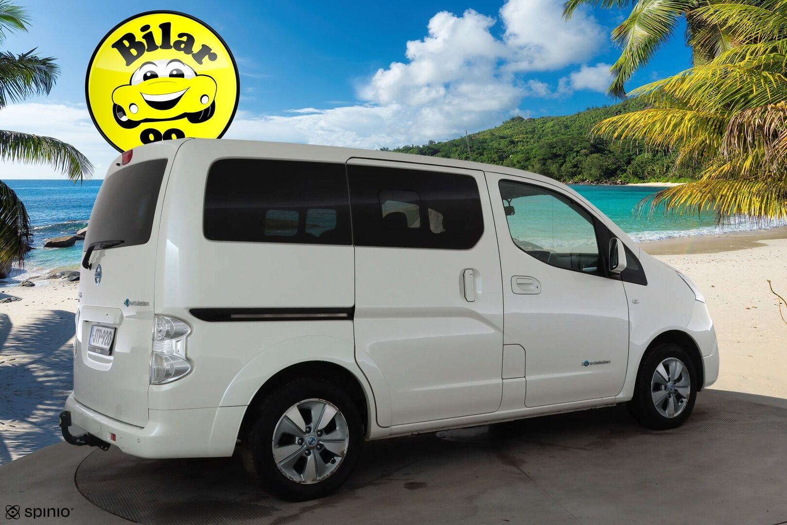 Nissan e-NV200 2018 Evalia 7-Paikkainen A/T 2.ZERO 40 kWh DSD Tailgate FI * Vakkari / P.kamera / Navi / Keyless / Koukku * - Juuri huollettu