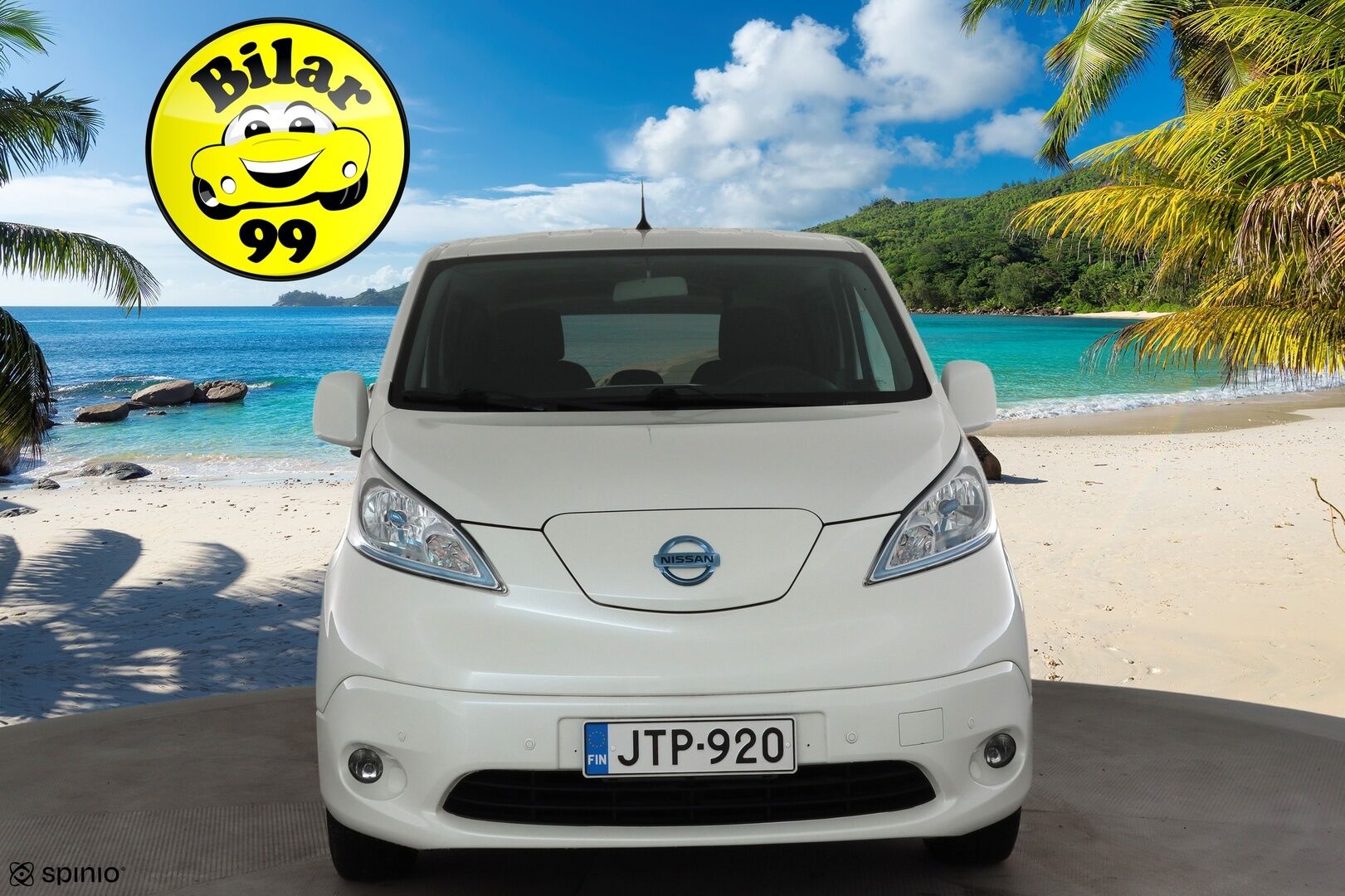 Nissan e-NV200 2018 Evalia 7-Paikkainen A/T 2.ZERO 40 kWh DSD Tailgate FI * Vakkari / P.kamera / Navi / Keyless / Koukku * - Juuri huollettu