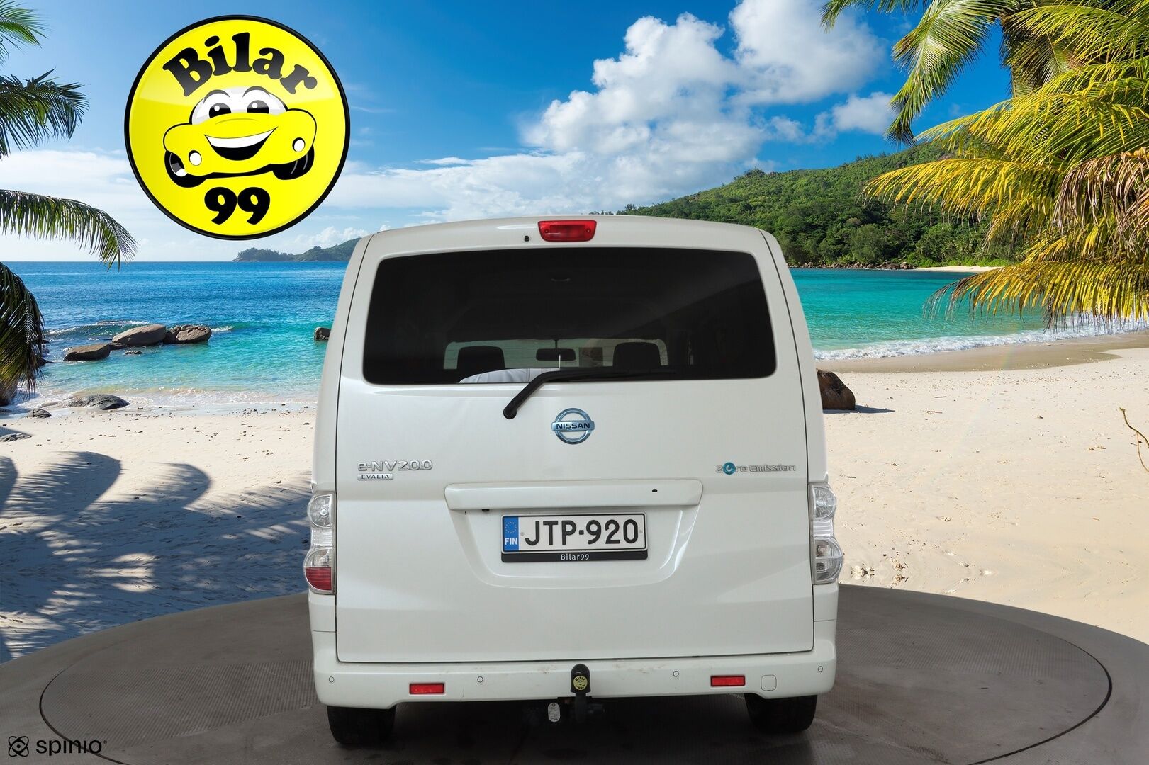Nissan e-NV200 2018 Evalia 7-Paikkainen A/T 2.ZERO 40 kWh DSD Tailgate FI * Vakkari / P.kamera / Navi / Keyless / Koukku * - Juuri huollettu