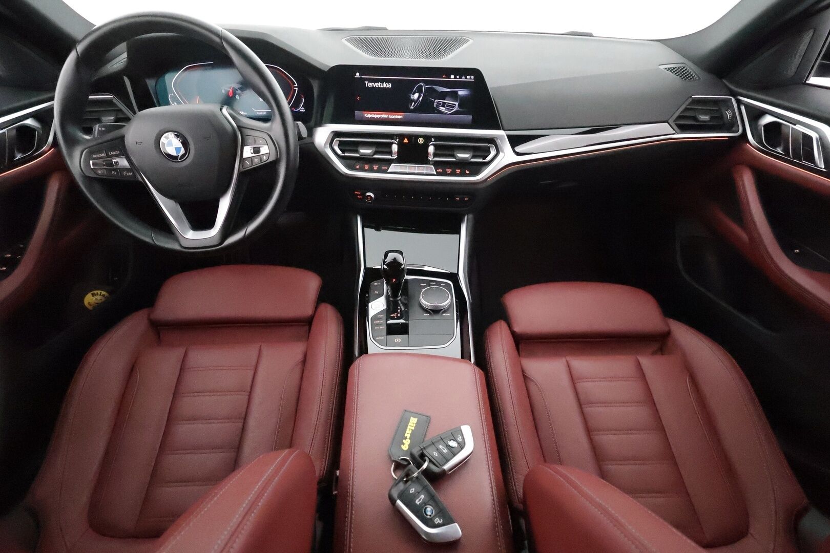 BMW 420 2022 G26 Gran Coupé 420d A xDrive **Punaiset nahat / Webasto / Hifi / P.kamera / Muistipenkki / Apple&Android** - 3,99 % KORKOTARJOUS TÄHÄN AUTOON - 1-om Suomi-auto / Kahdet renkaat